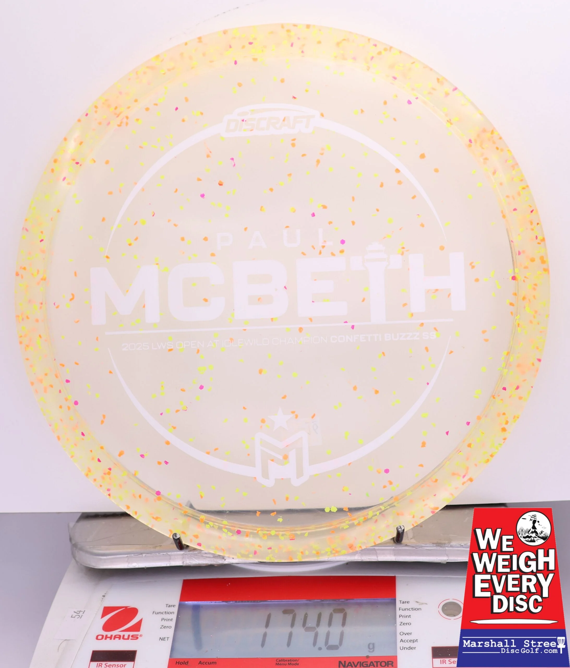 403189 Z Confetti Buzzz SS, Paul McBeth 2025 Victory Edition - #16 Orange, 174