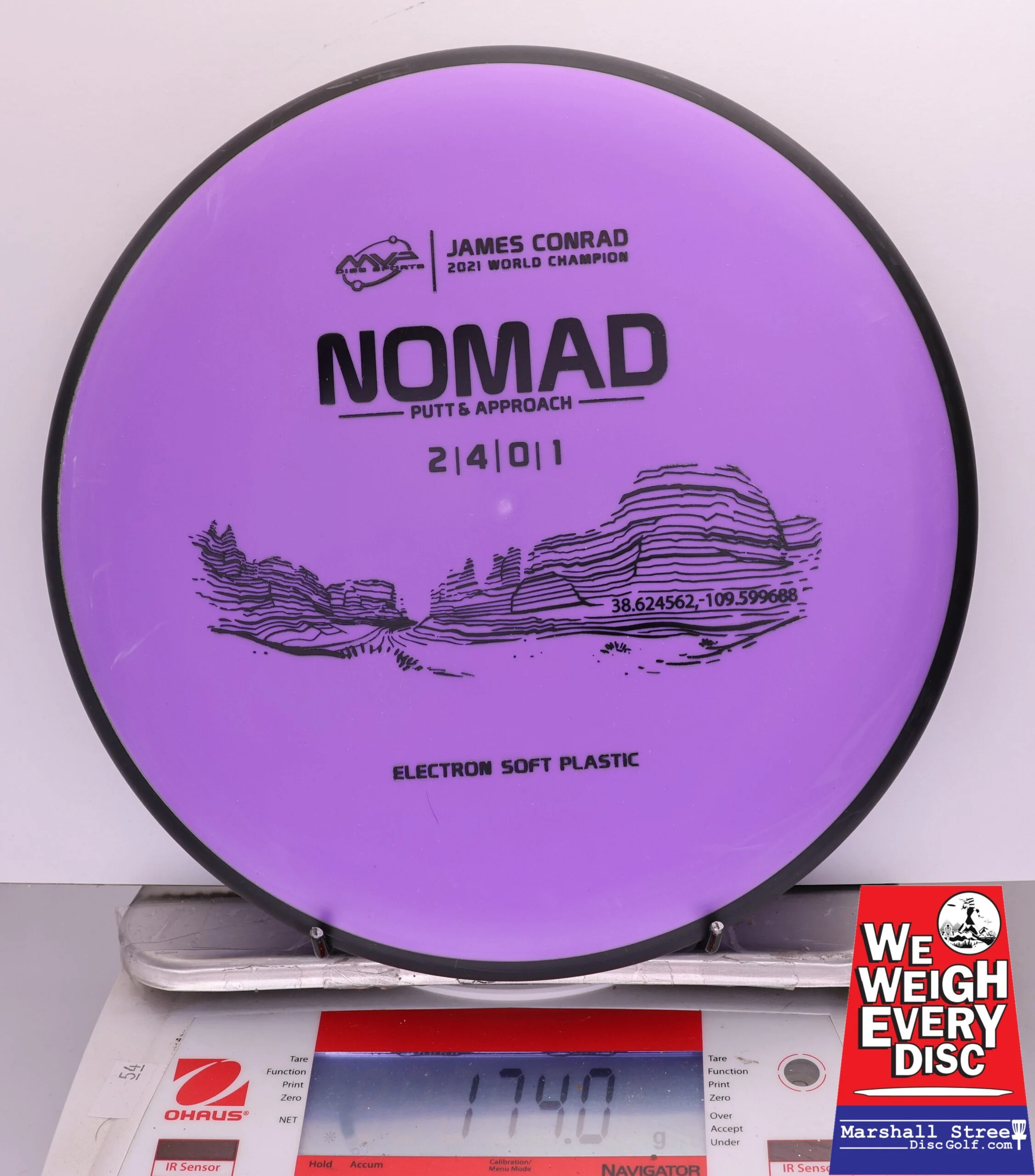405984 Electron Soft Nomad, James Conrad - #700 Purple, 174