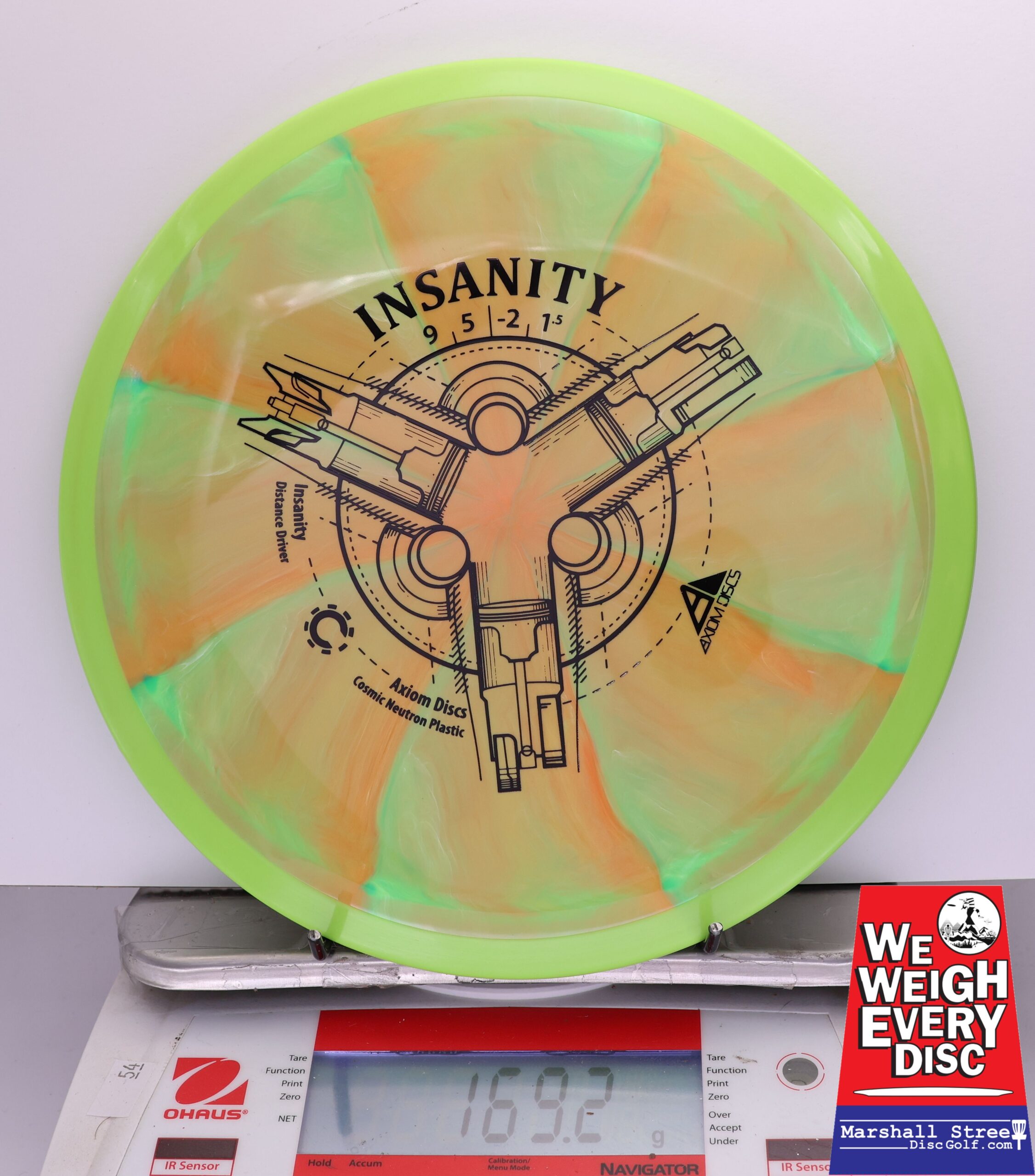 406078 Cosmic Neutron Insanity - #704 Green-GreenOrange, 169