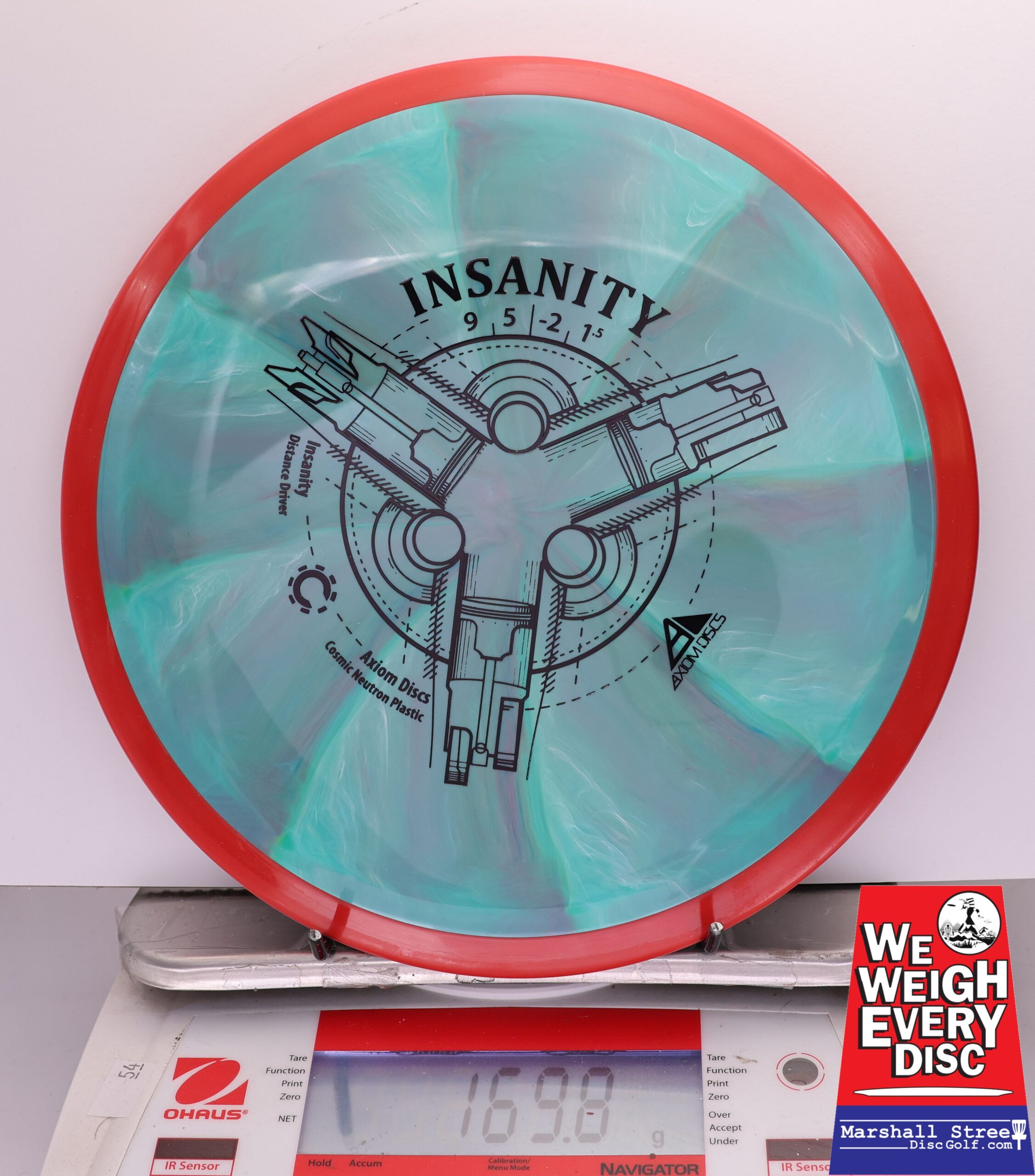 406084 Cosmic Neutron Insanity - #710 Red-Teal, 170