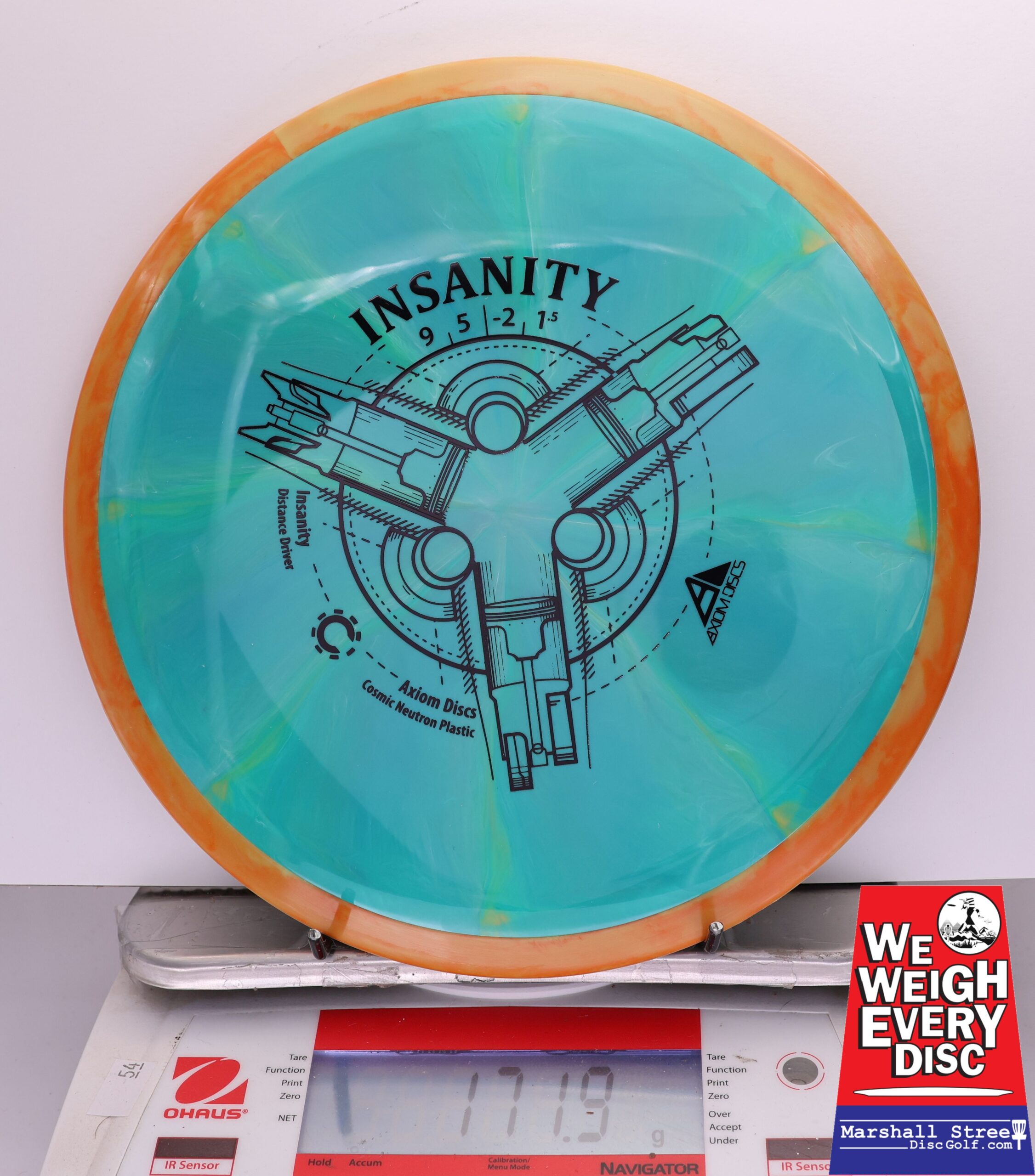 406086 Cosmic Neutron Insanity - #712 Orange-Teal, 172