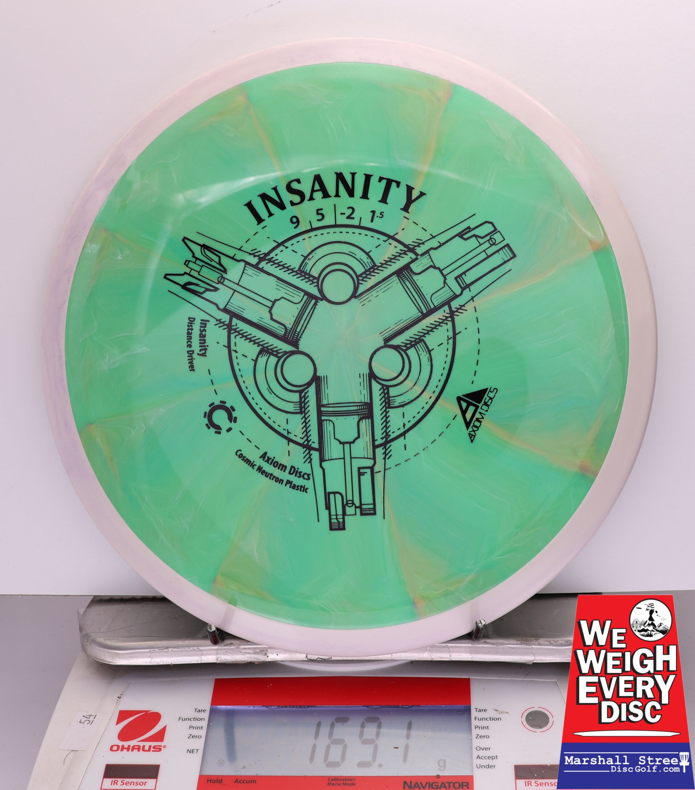 406090 Cosmic Neutron Insanity - #716 White-Green, 169