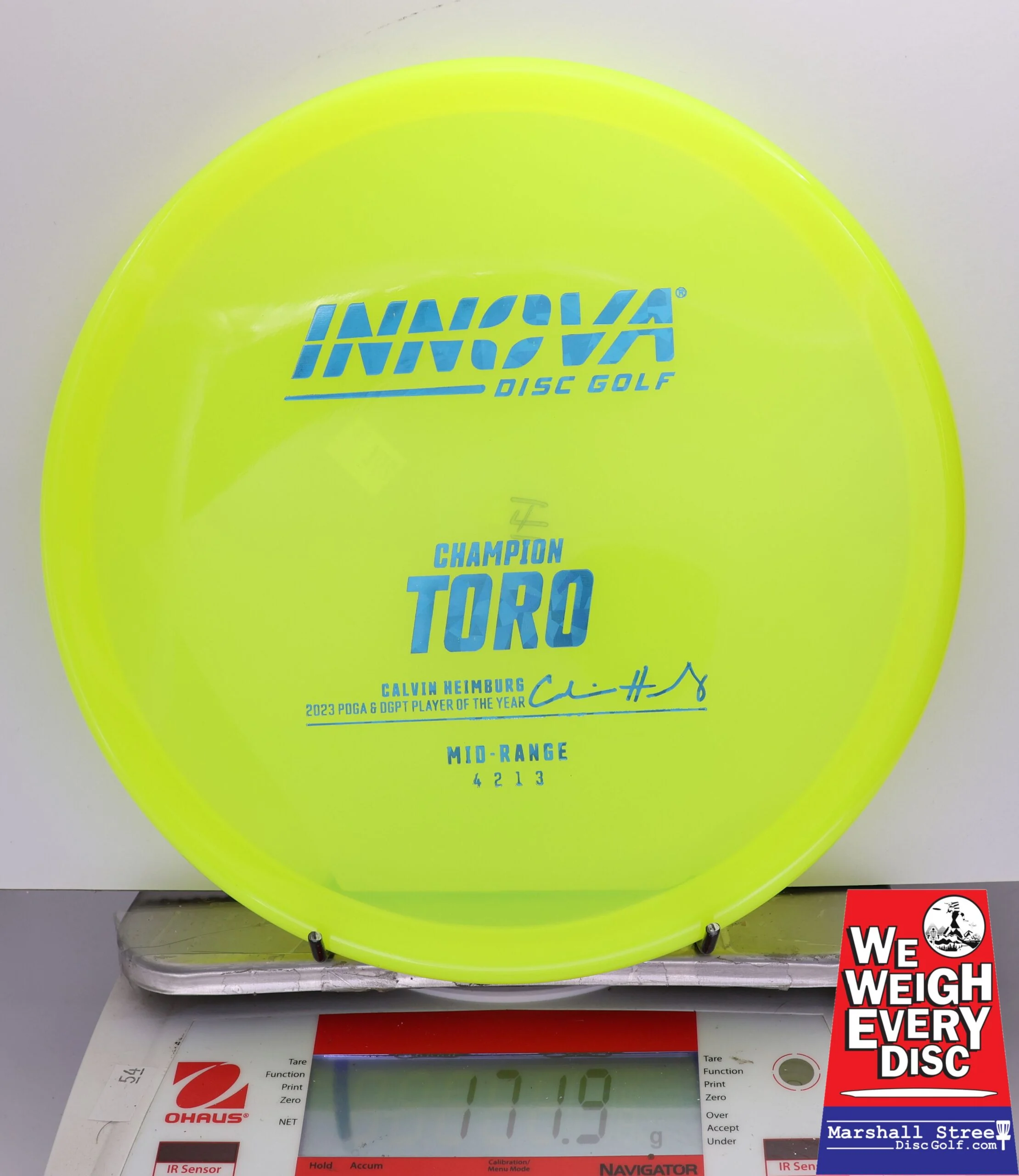 406276 Champion Toro, Calvin Heimburg - #762 NYellow, 172