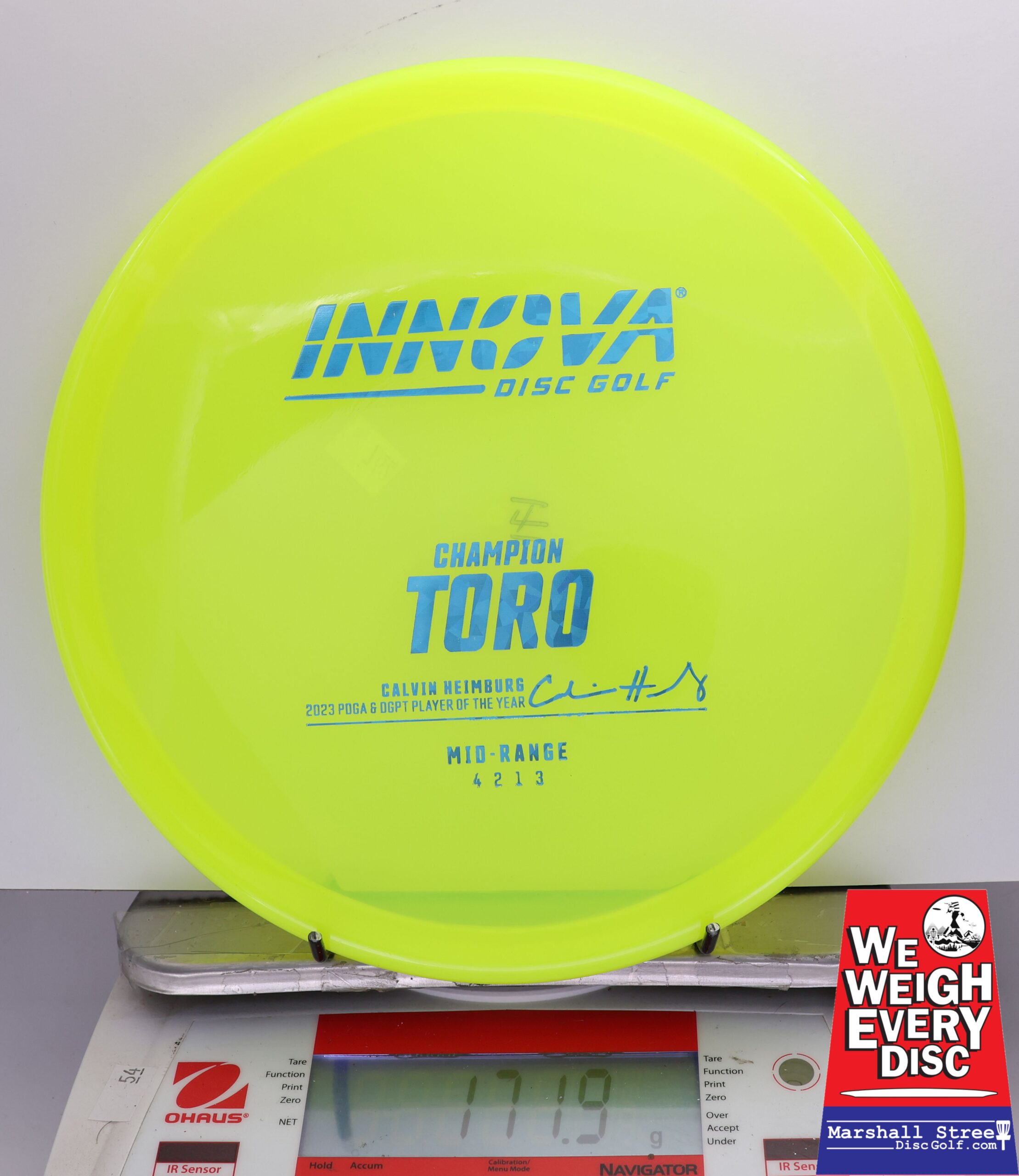 406276 Champion Toro, Calvin Heimburg - #762 NYellow, 172