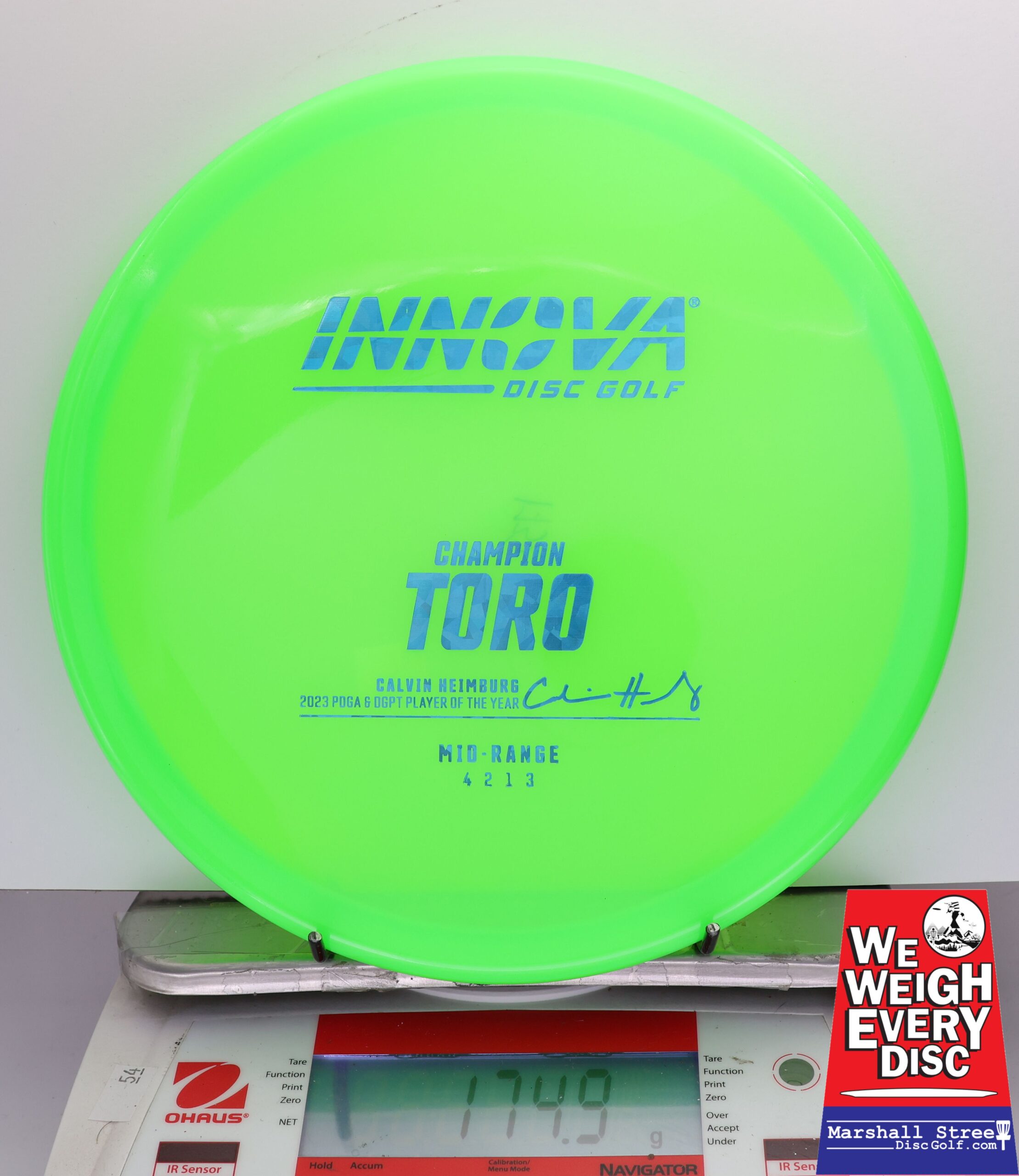 406277 Champion Toro, Calvin Heimburg - #763 Green, 175