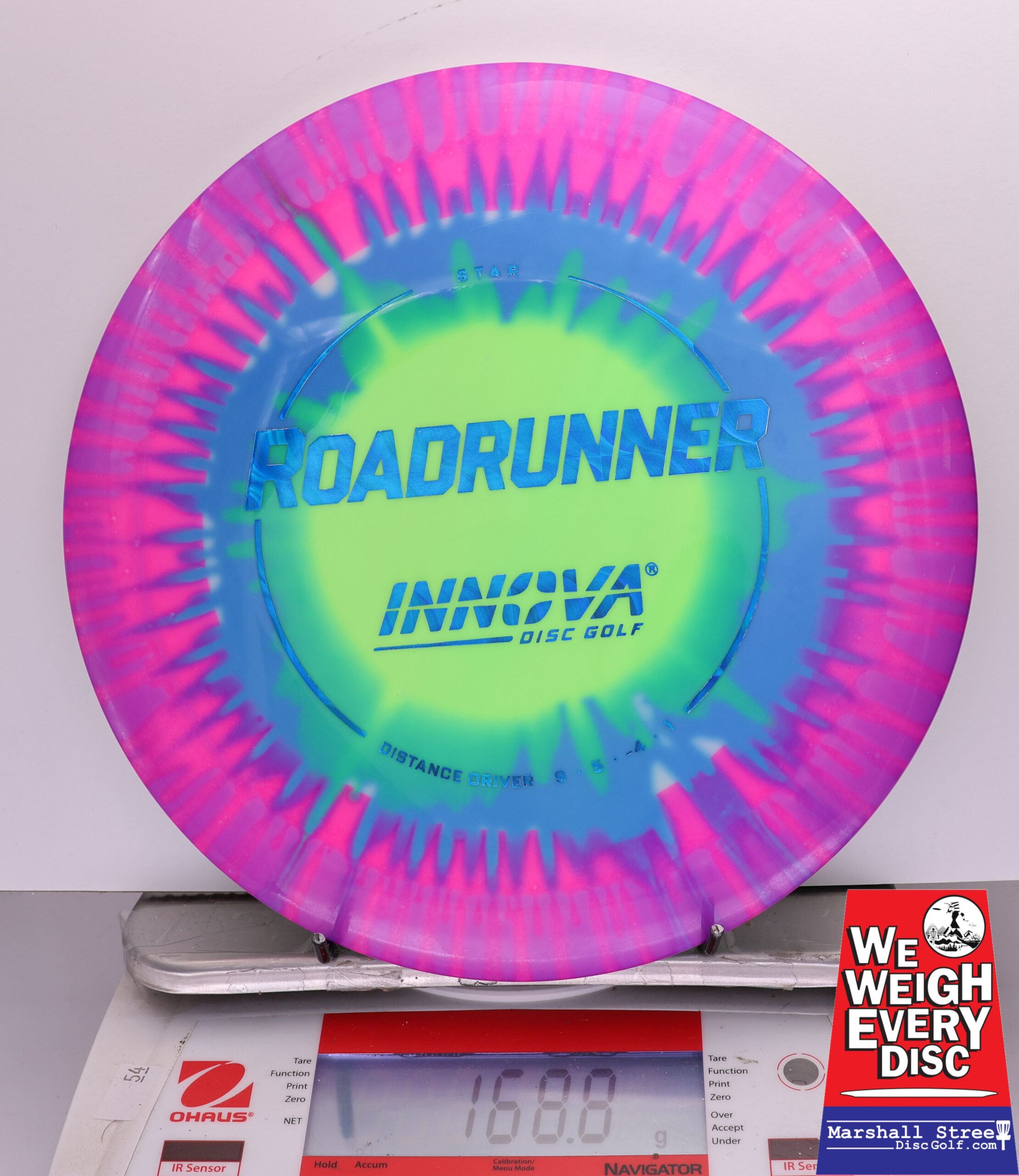 406334 Tie-Dye Star Roadrunner - #764 PurplePinkBlueYellow, 169