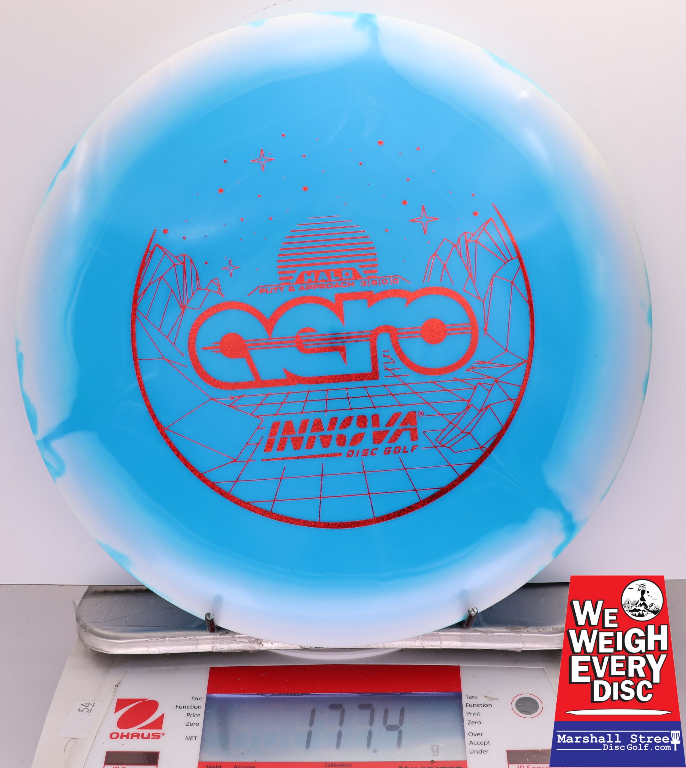 406667 Halo Star Aero - #769 White-Blue, 177