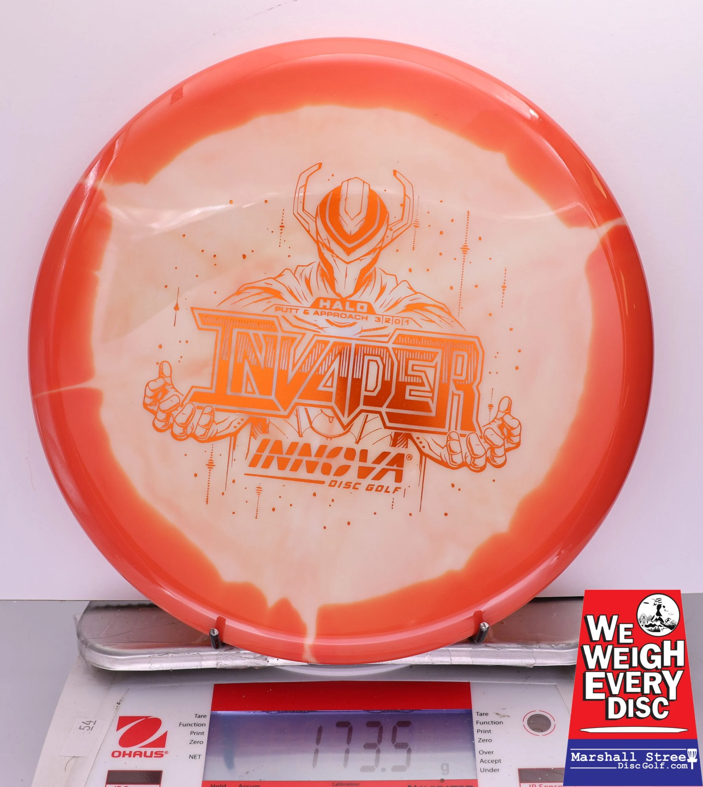 406696 Halo Star Invader - #763 Orange-White, 174