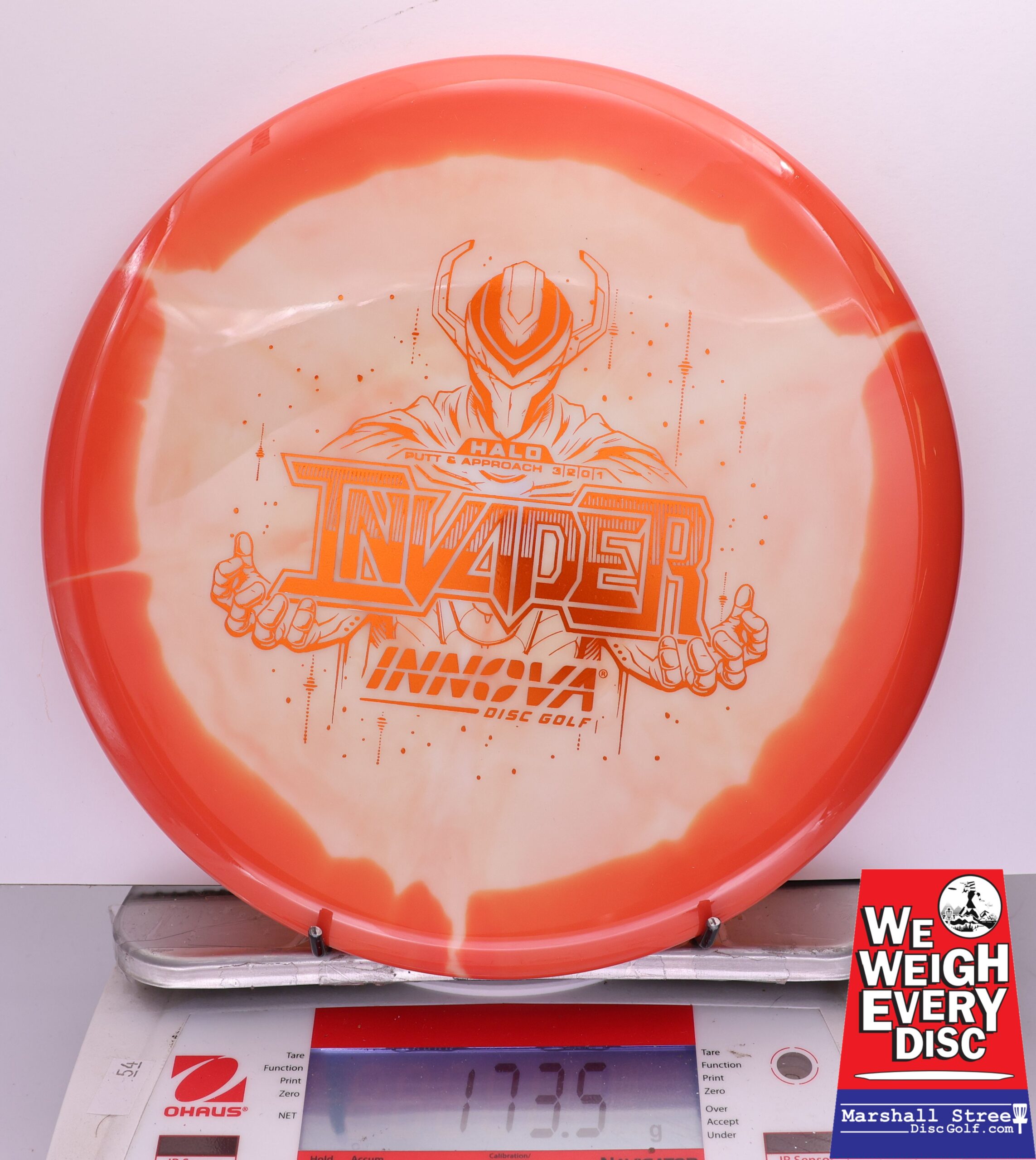 406696 Halo Star Invader - #763 Orange-White, 174