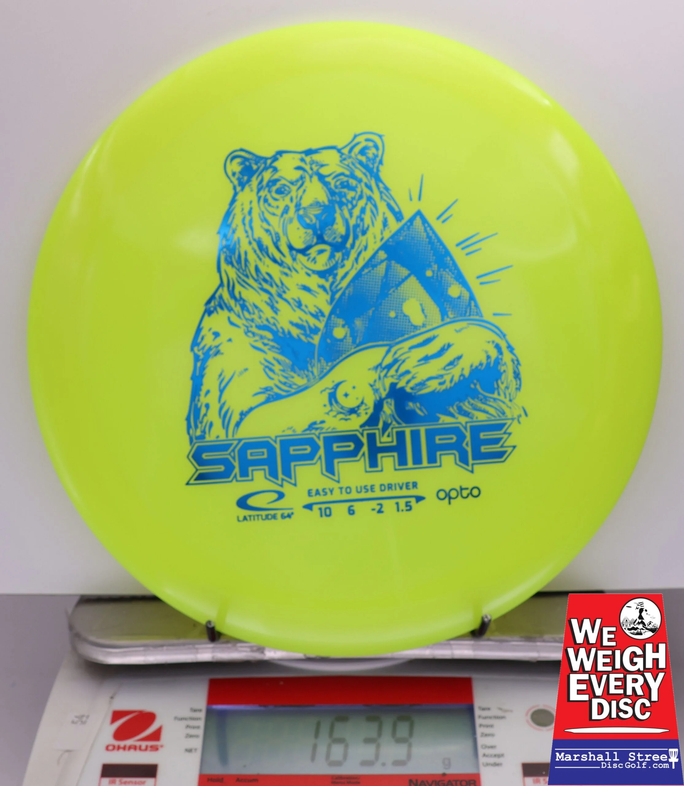 407508 Opto Moonshine Sapphire - #10 NYellow, 164