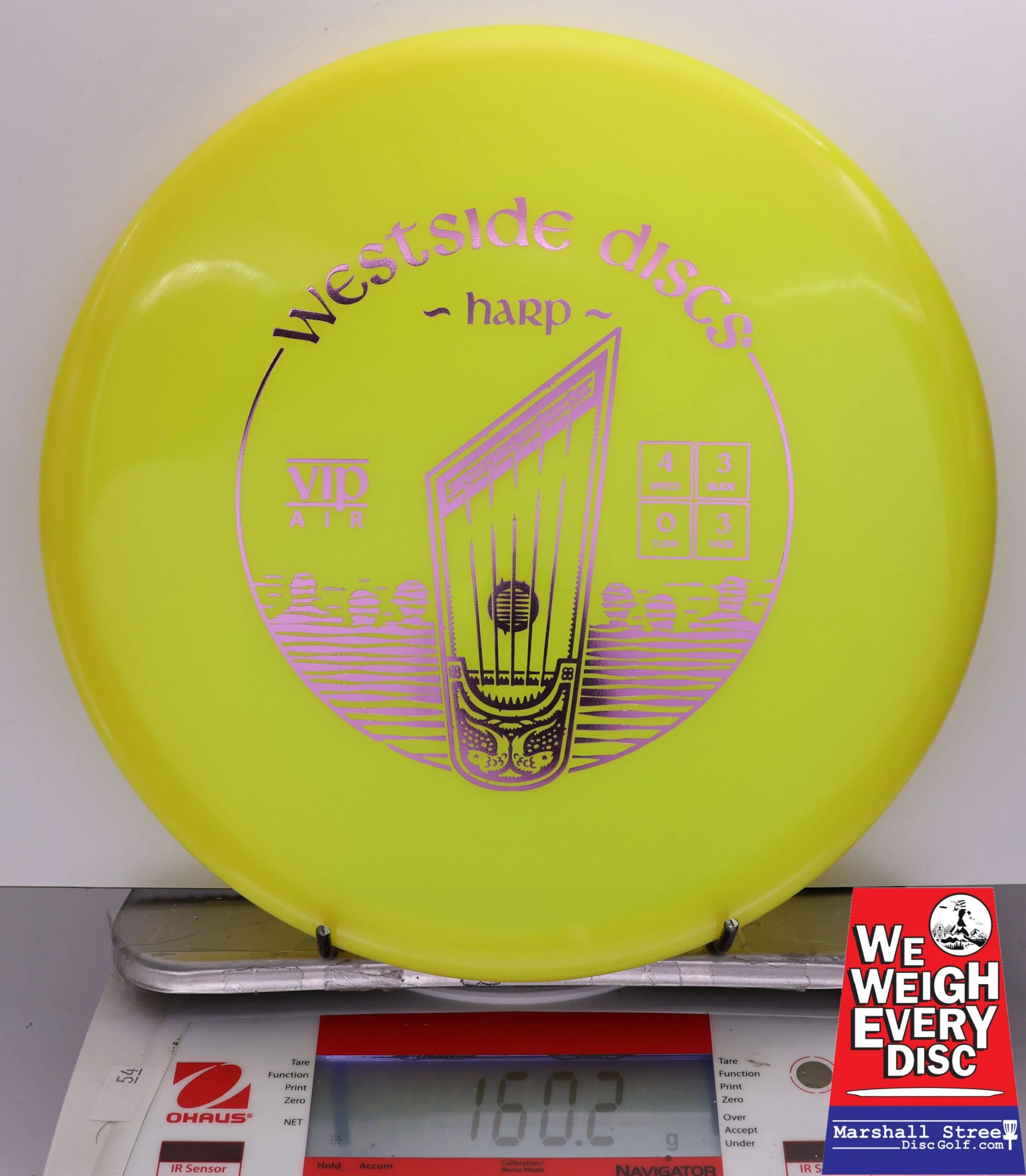 408144 VIP Air Harp - #609 NYellow, 160