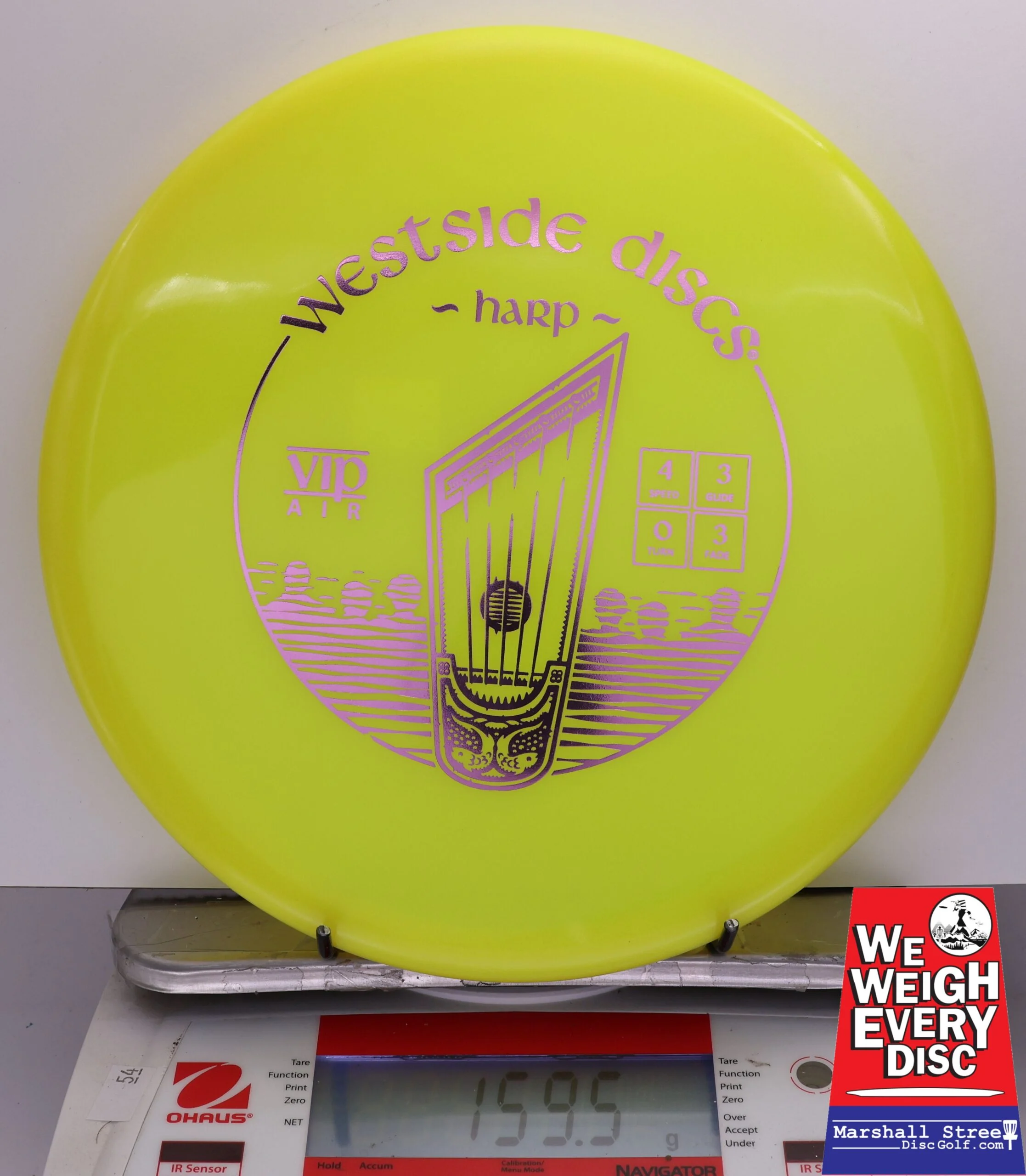 408145 VIP Air Harp - #610 NYellow, 160