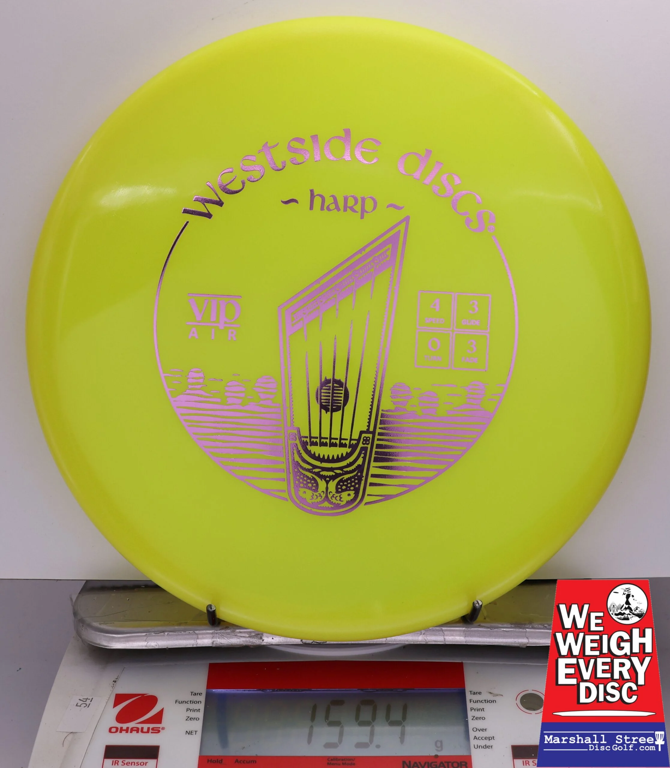 408146 VIP Air Harp - #611 NYellow, 159