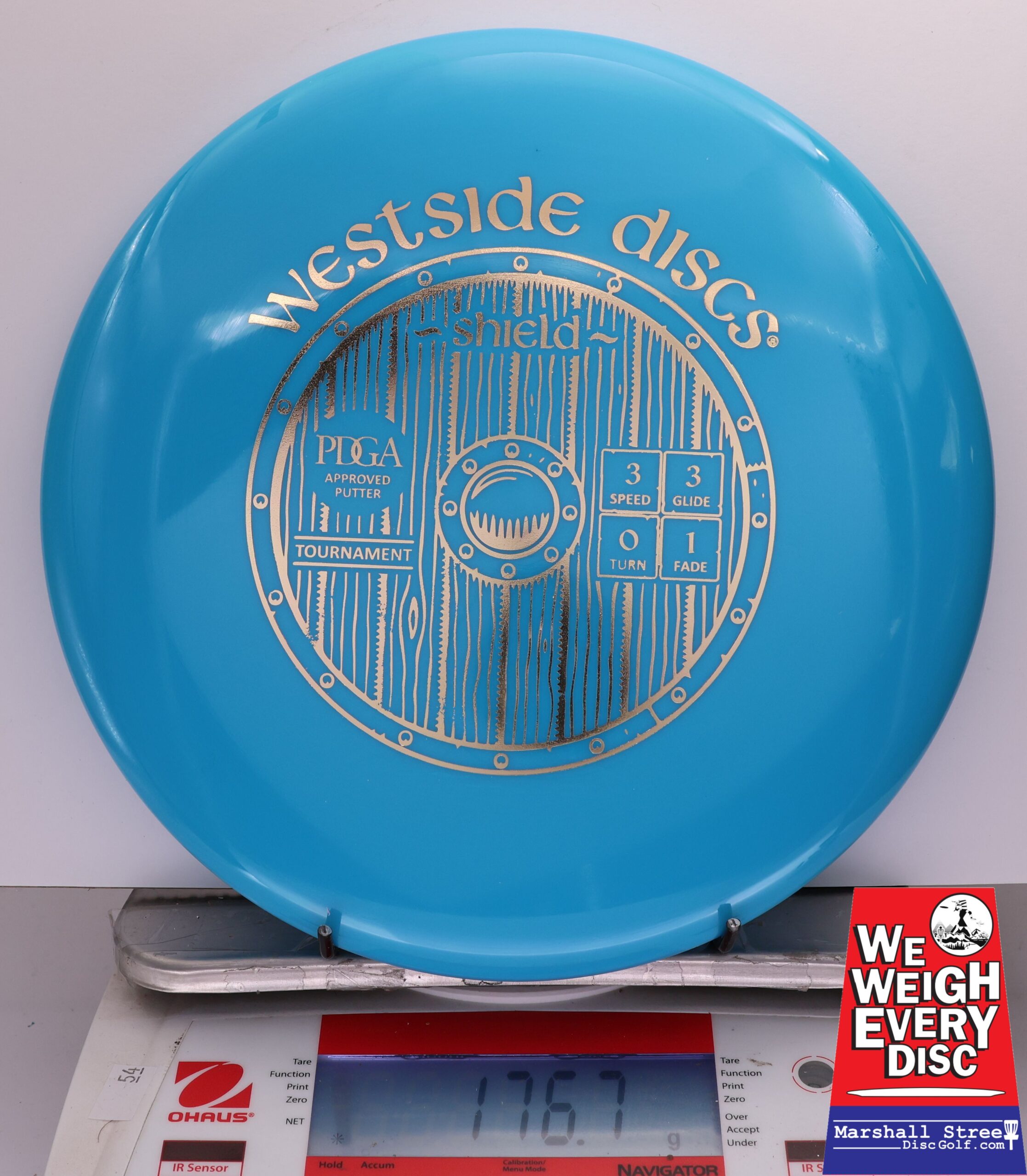 408237 Tournament Shield - #605 Blue, 177