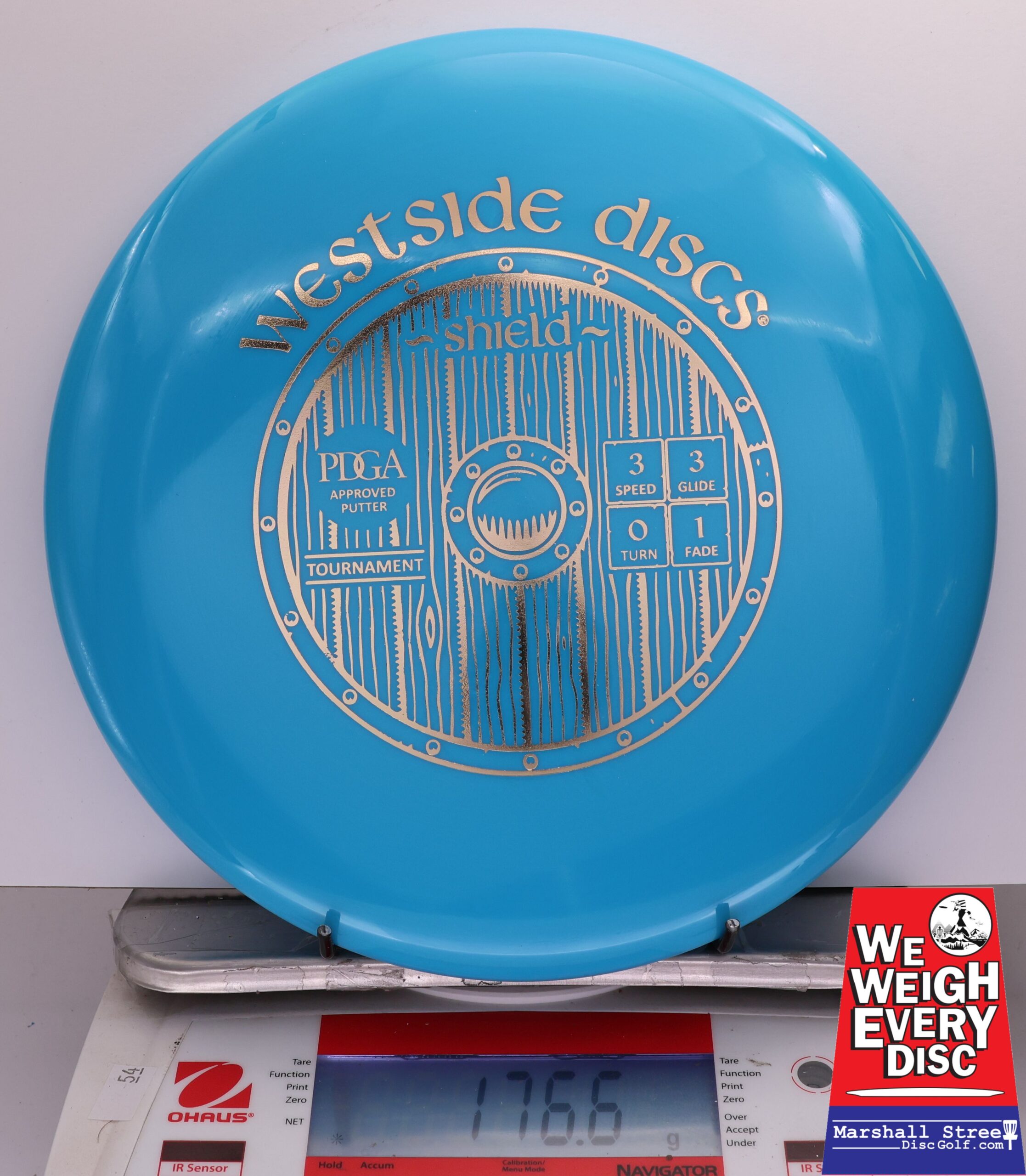 408239 Tournament Shield - #607 Blue, 177