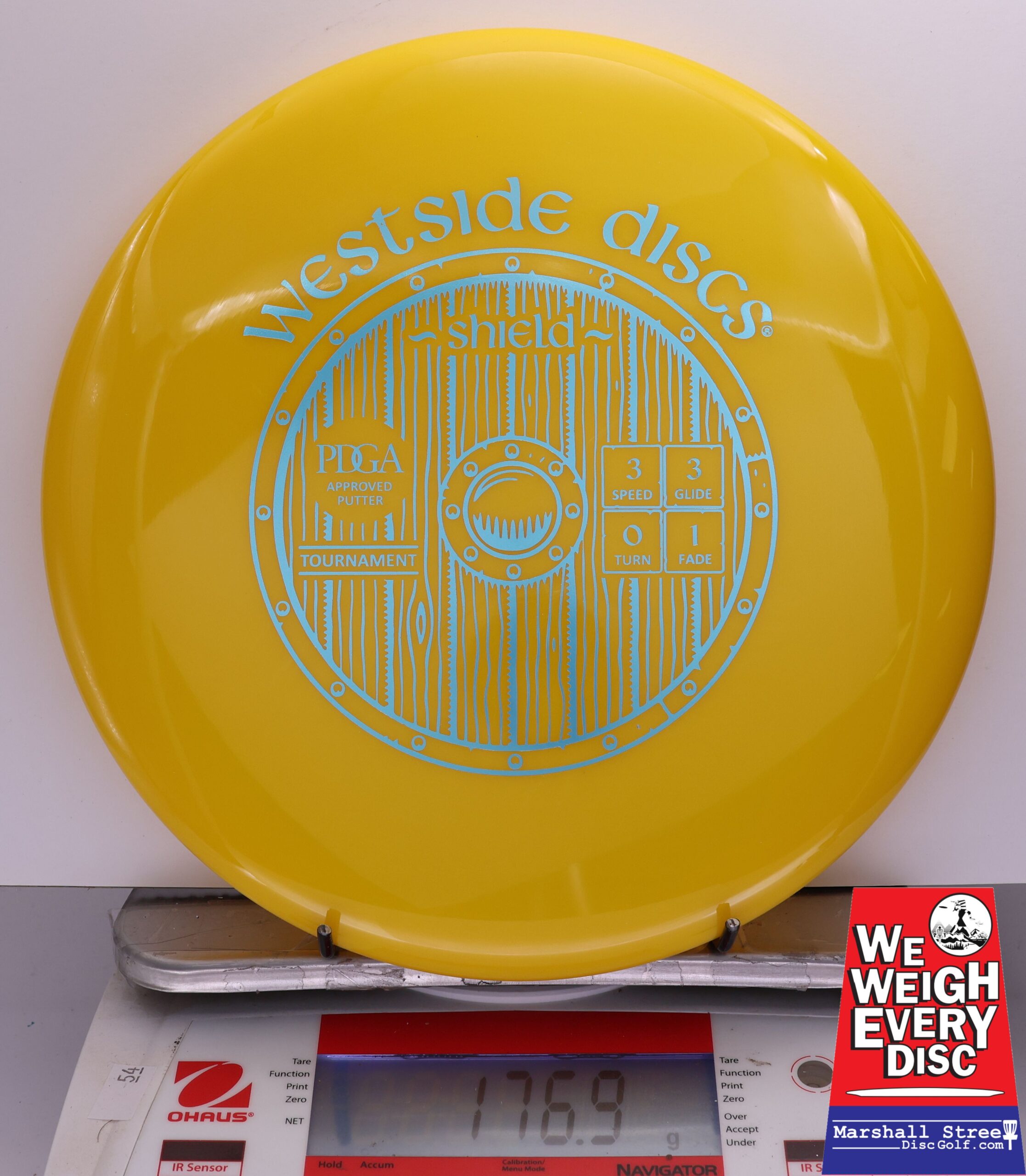 408241 Tournament Shield - #609 Yellow, 177