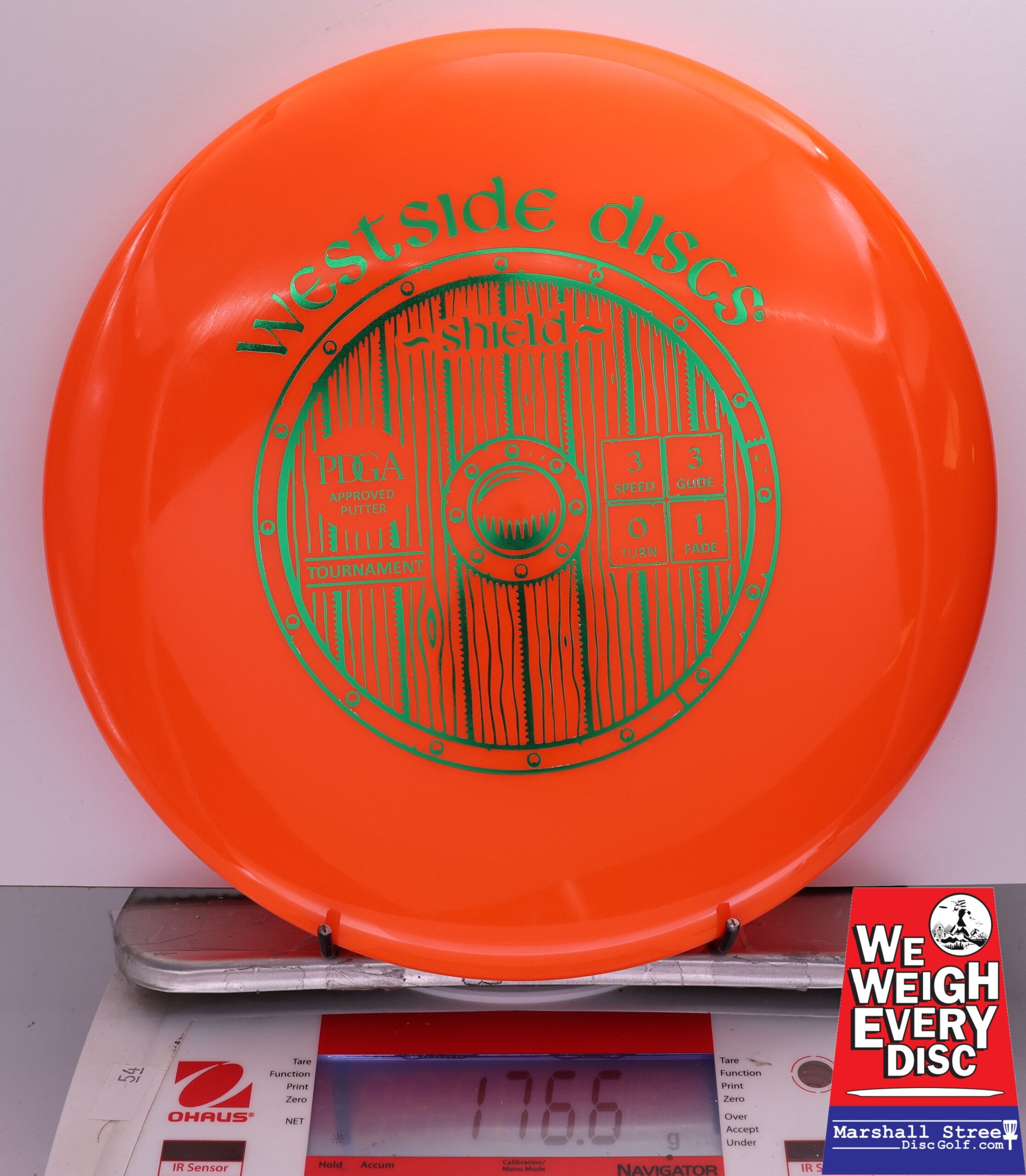 408242 Tournament Shield - #610 Orange, 177