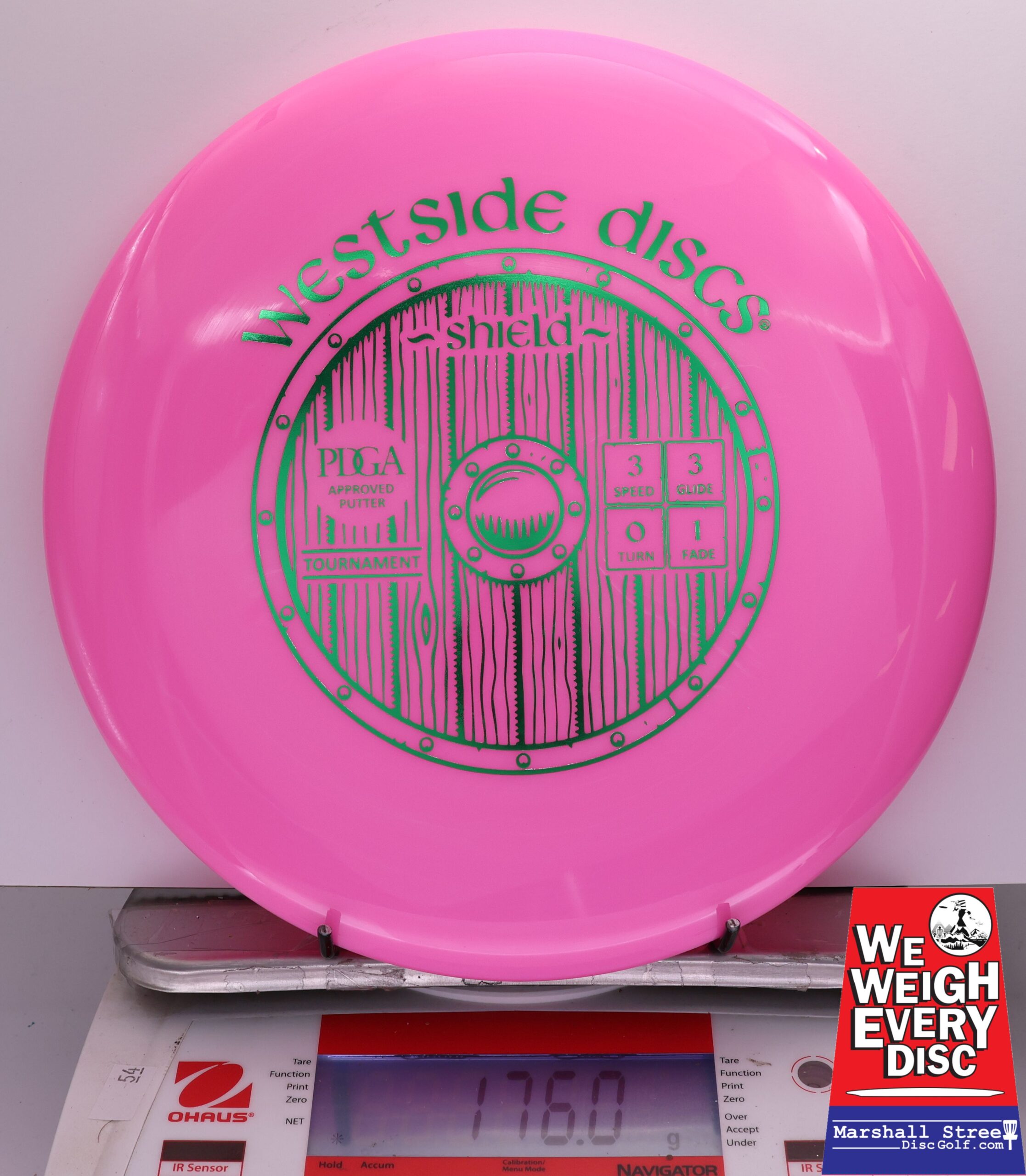 408243 Tournament Shield - #611 Pink, 176