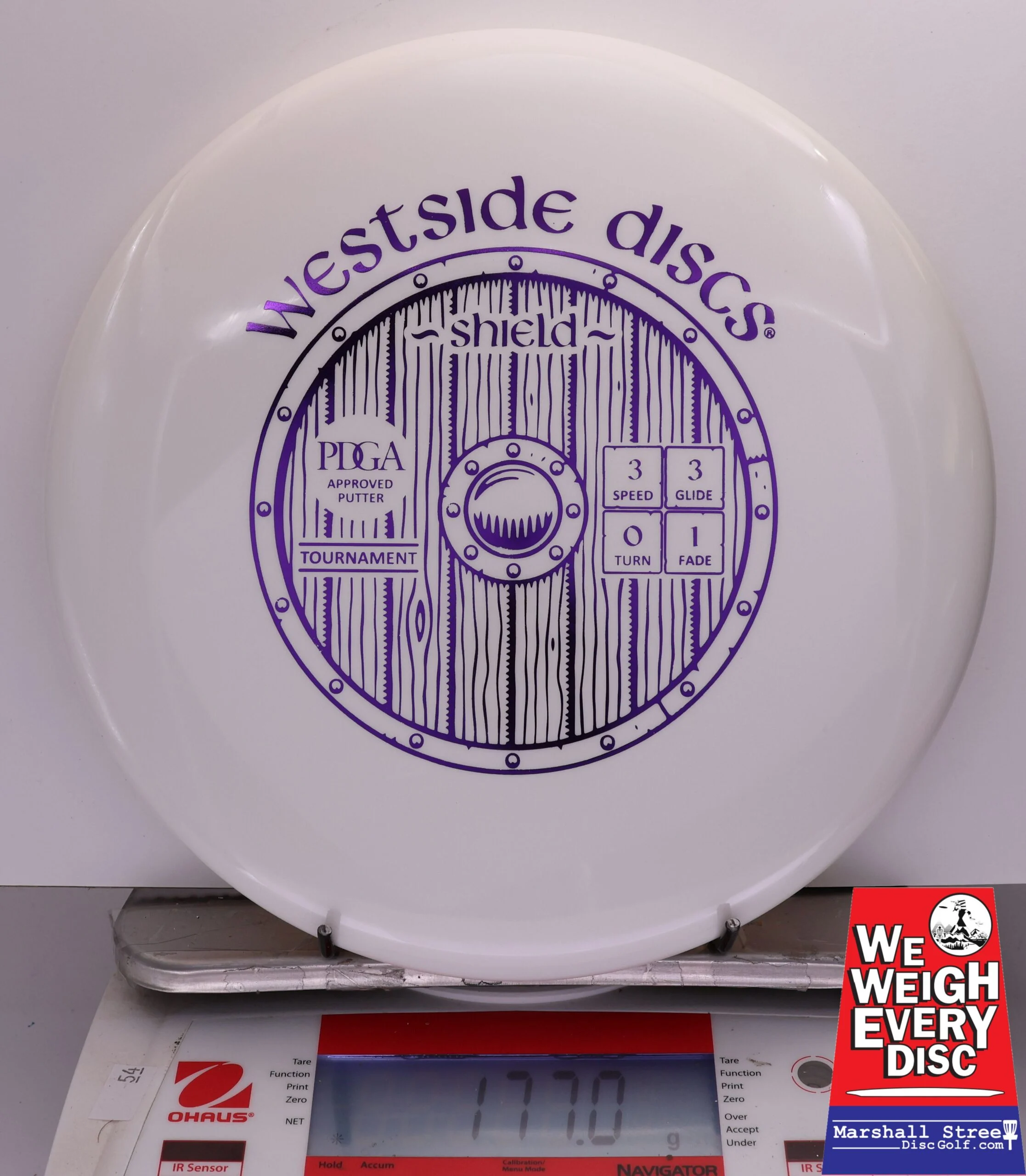 408246 Tournament Shield - #614 White, 177