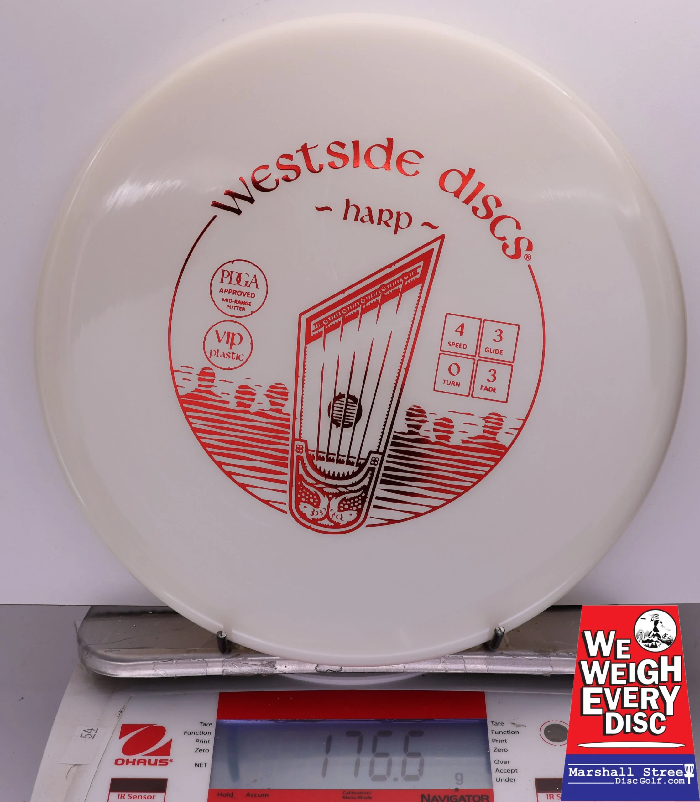 408251 VIP Harp - #606 White, 177