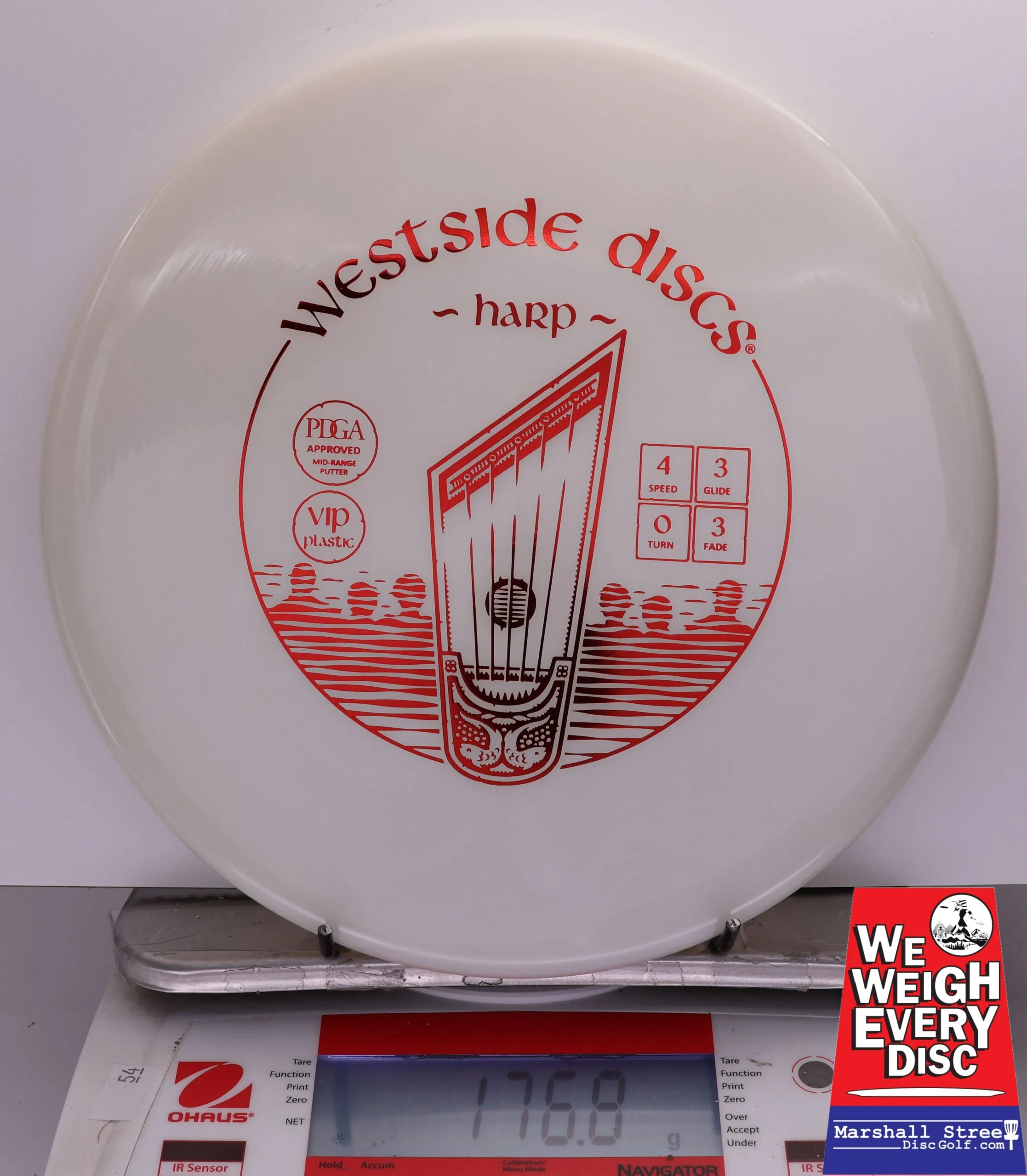 408252 VIP Harp - #607 White, 177