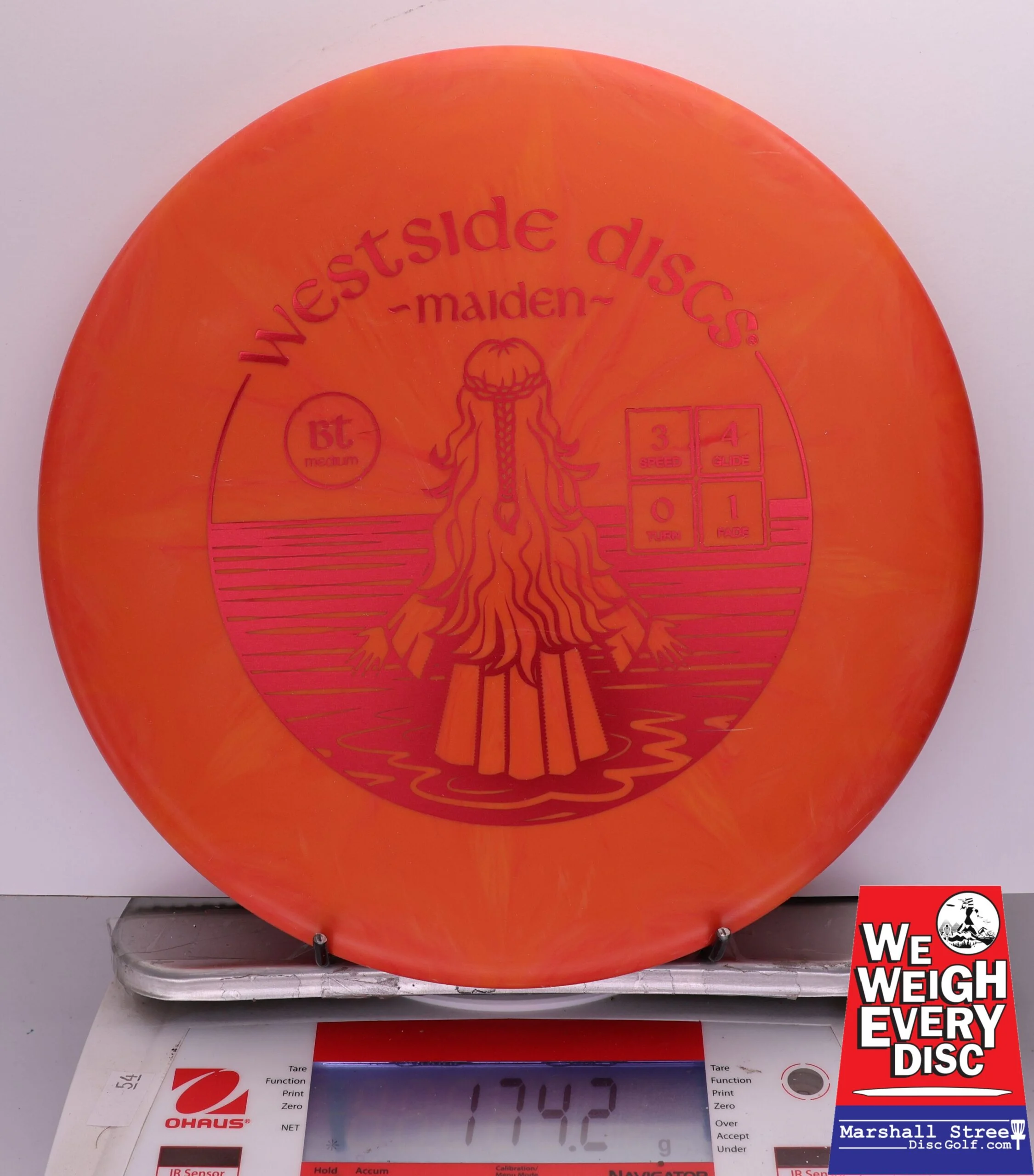 408314 BT Medium Burst Maiden - #609 Orange, 174
