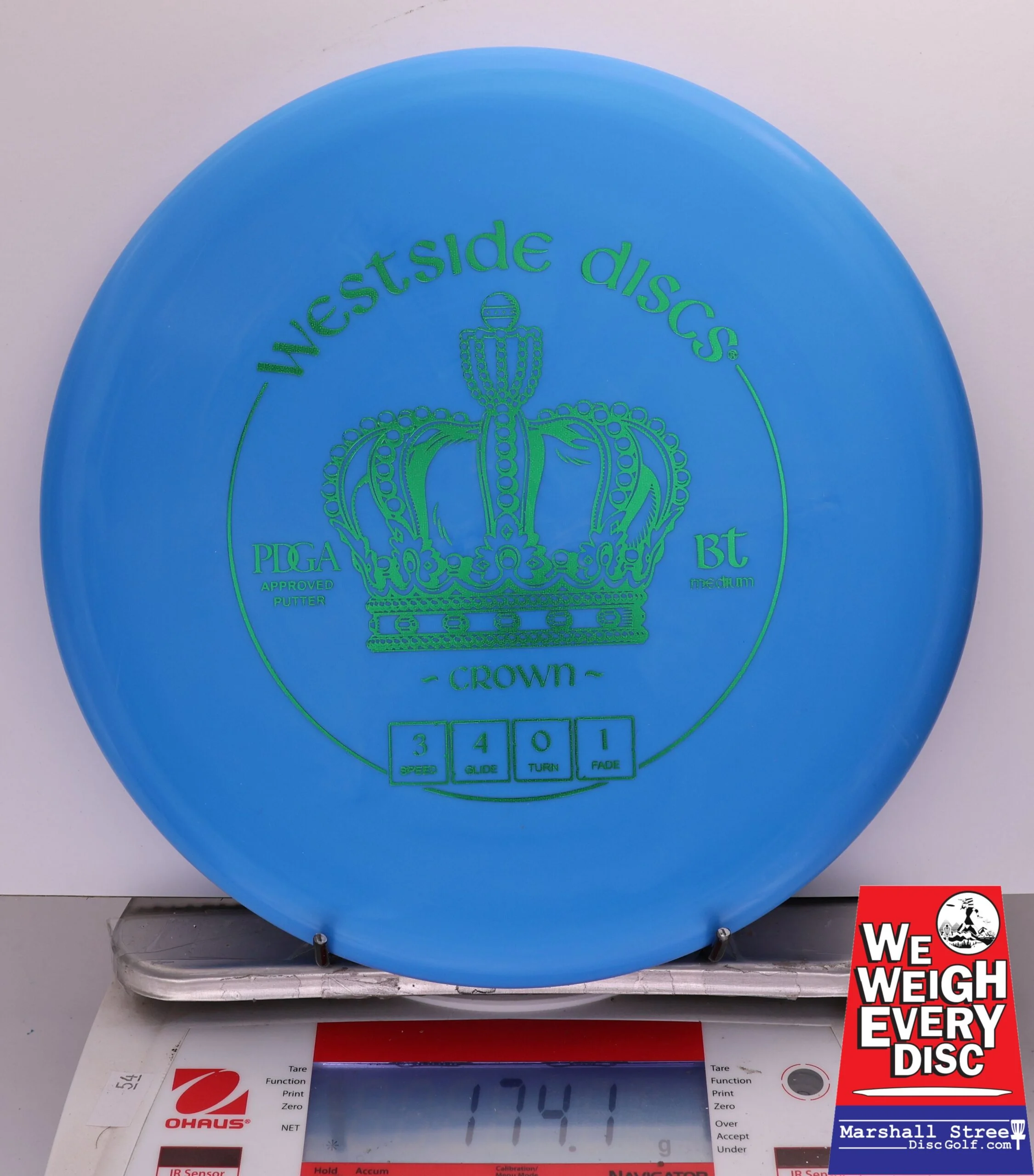 408325 Bt Medium Crown - #608 Blue, 174