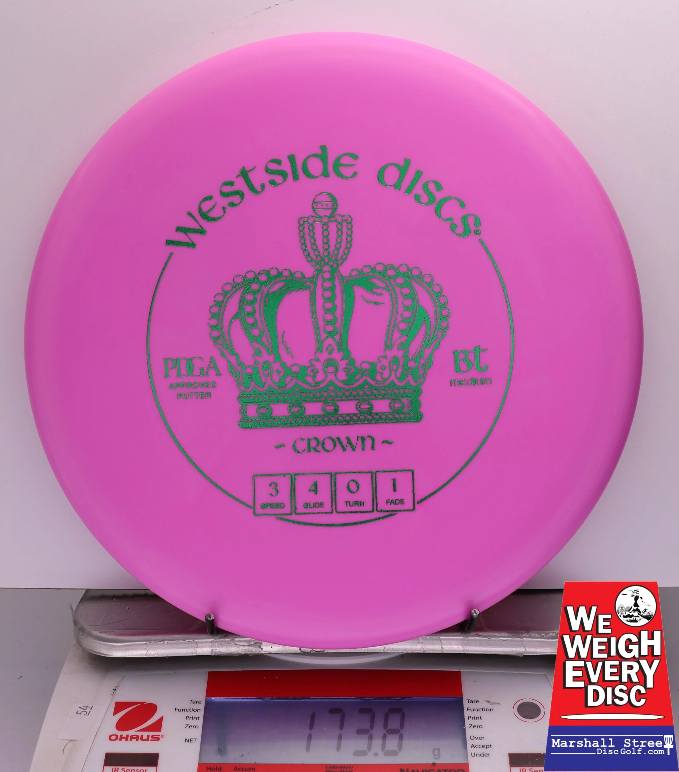 408326 Bt Medium Crown - #609 Pink, 174