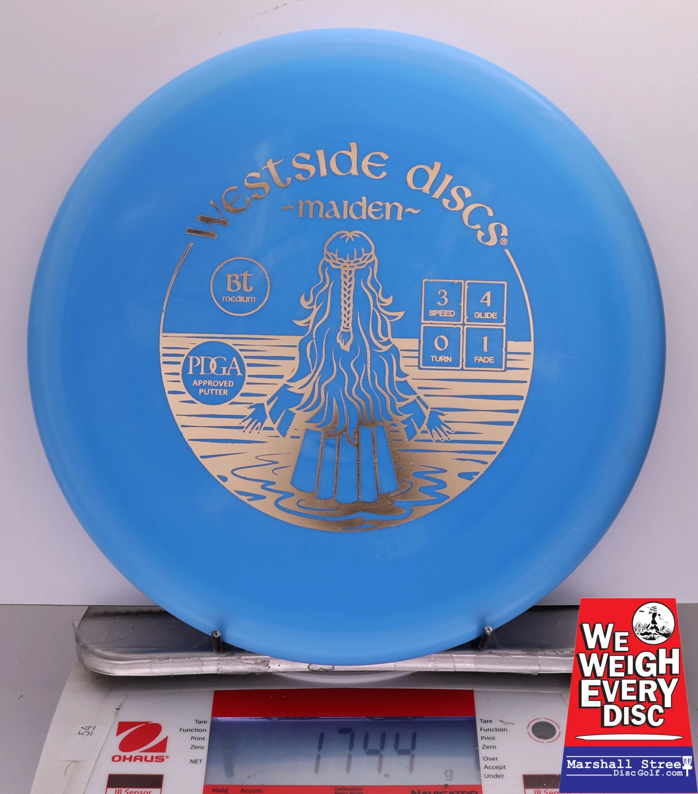 408347 Bt Medium Maiden - #613 Blue, 174