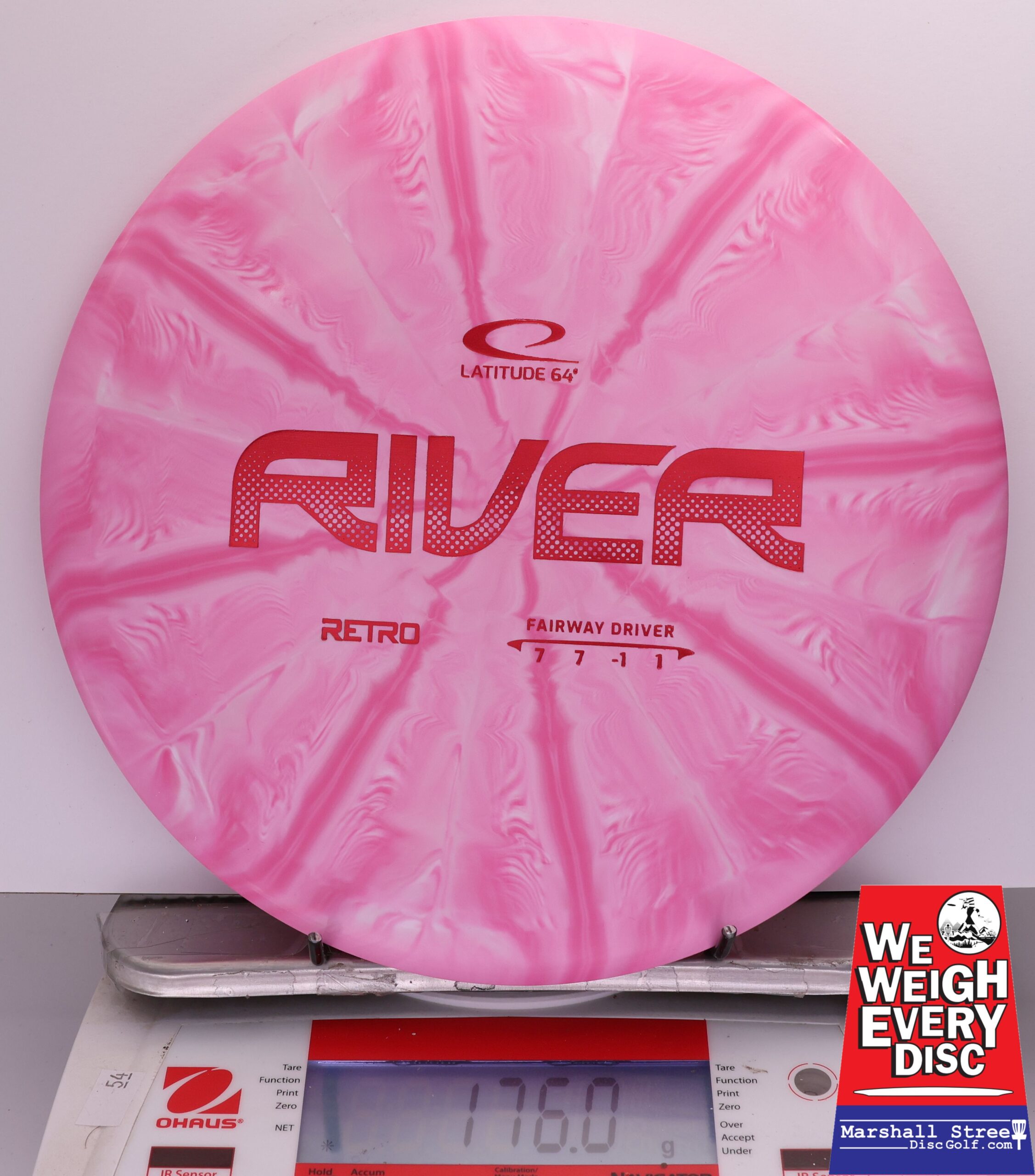 408991 Retro Burst River - #621 Pink, 176