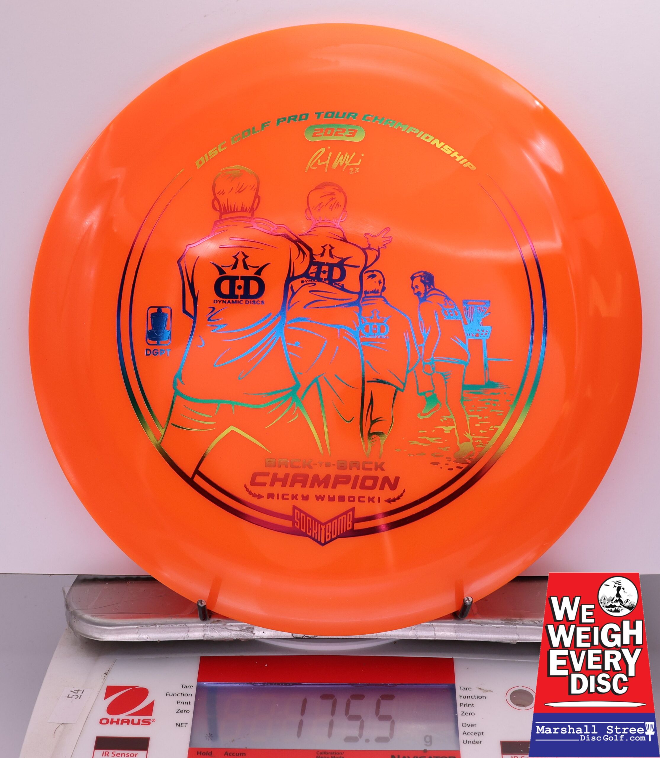 409423 Hybrid Raider, Ricky Wysocki DGPT Champion 2023 - #611 Orange, 176