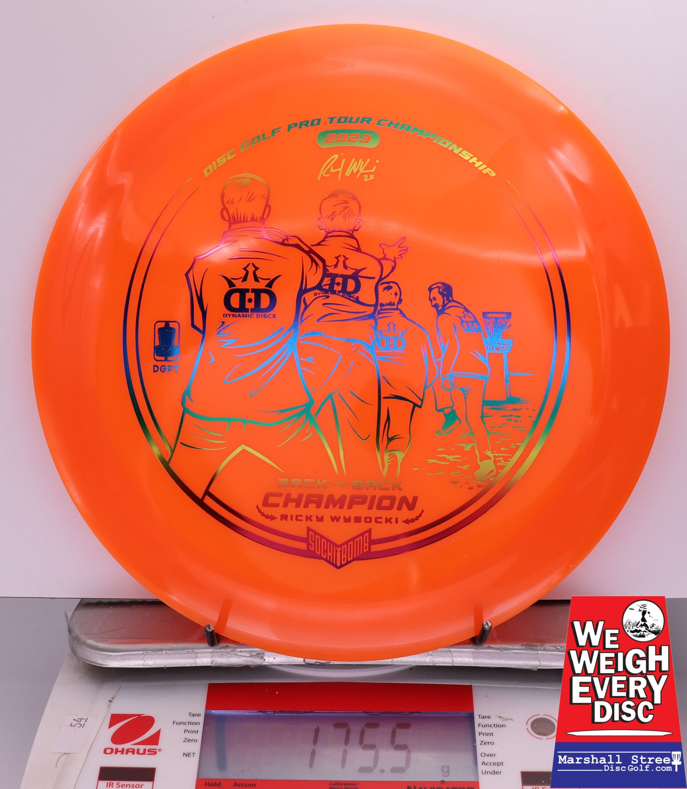 409424 Hybrid Raider, Ricky Wysocki DGPT Champion 2023 - #612 Orange, 176