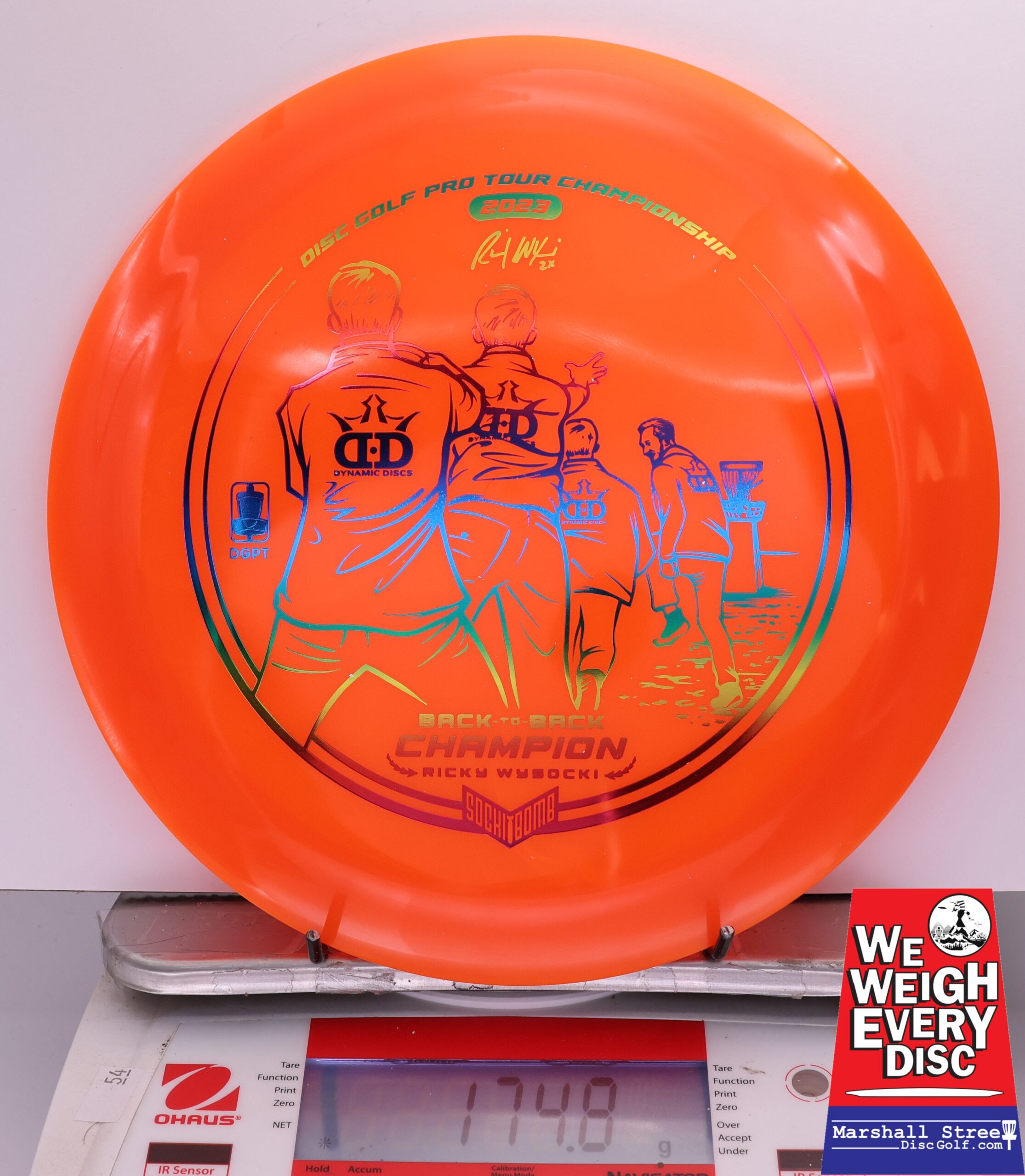 409426 Hybrid Raider, Ricky Wysocki DGPT Champion 2023 - #614 Orange, 175