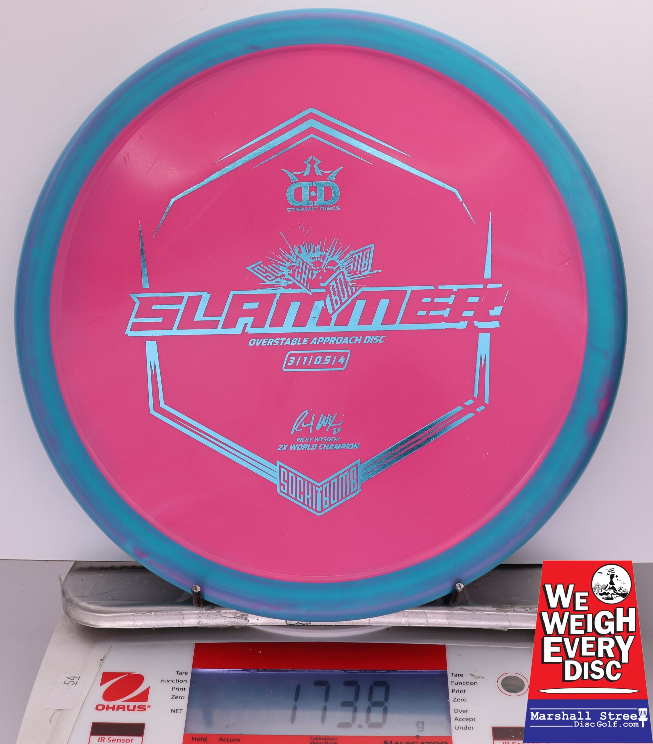 409472 Classic Supreme Orbit Sockibomb Slammer, Ignite V3 - #606 Teal-Magenta, 174
