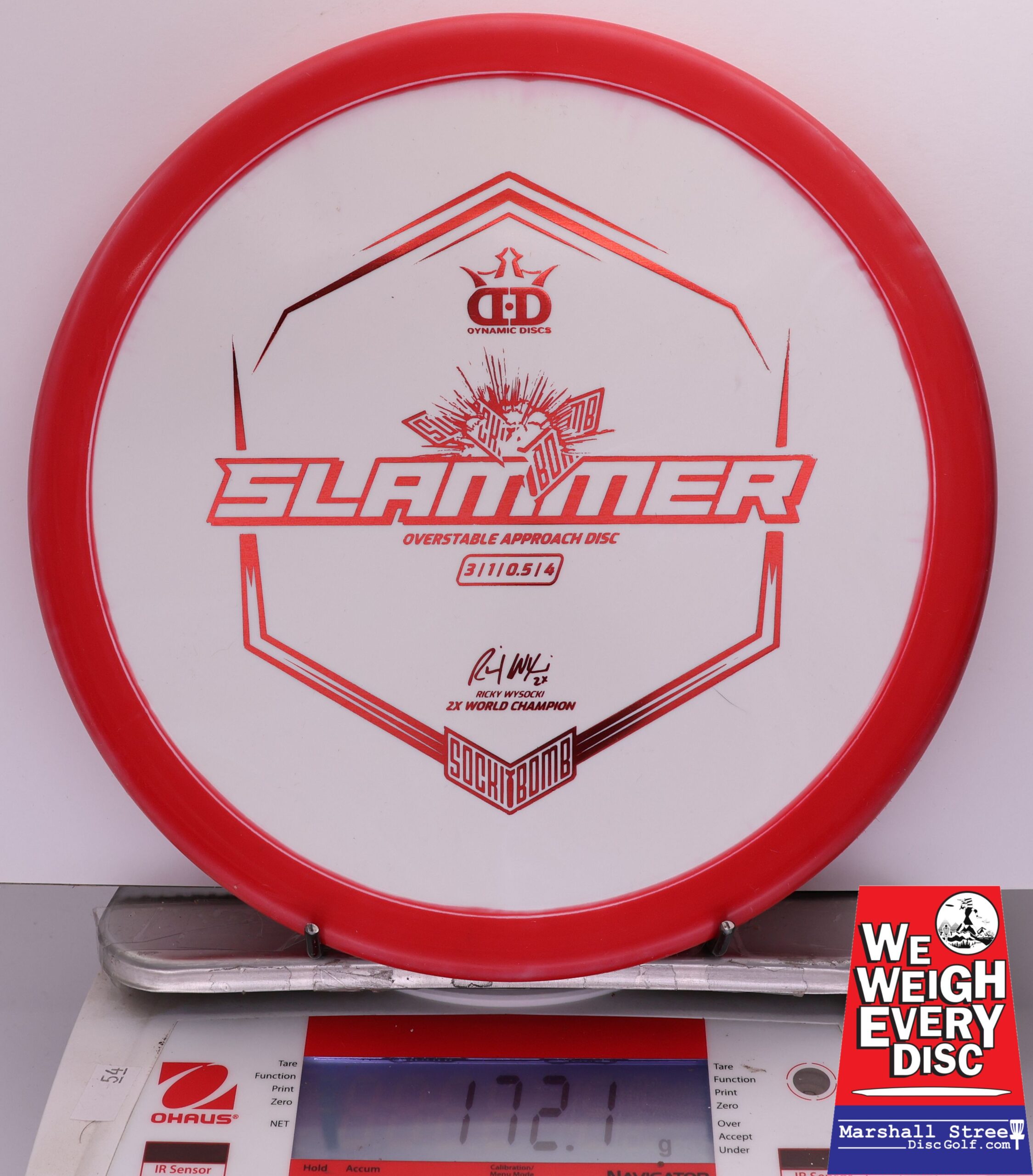 409473 Classic Supreme Orbit Sockibomb Slammer, Ignite V3 - #607 Red-White, 172