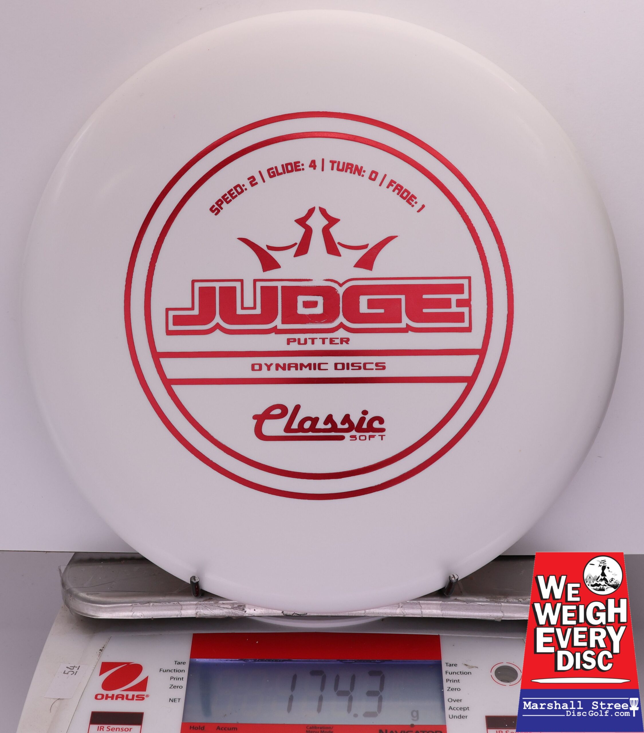 409679 Classic Soft Judge - #610 White, 174