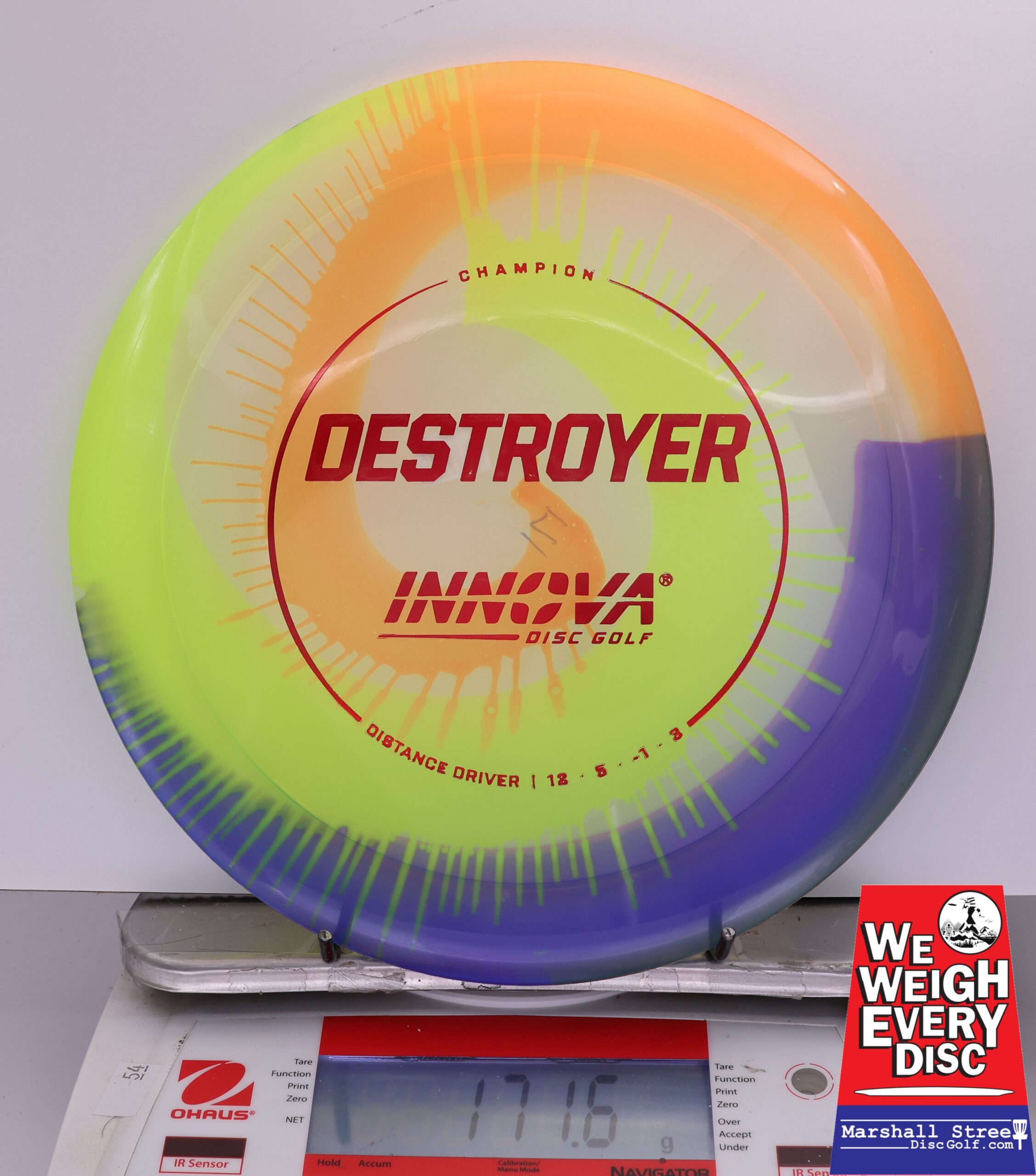 410273 Tie-Dye Champion Destroyer - #796 YellowOrangePurple, 172