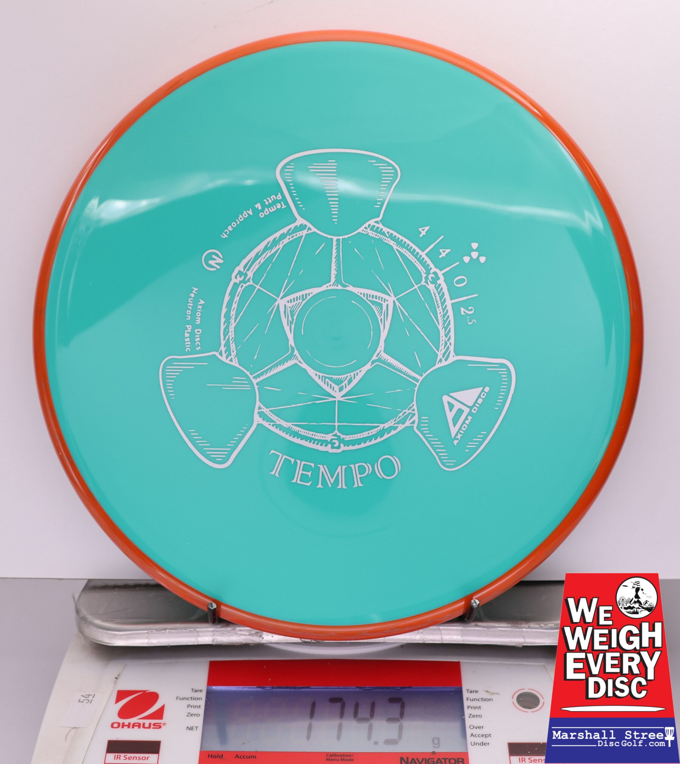 411868 Neutron Tempo - #733 Orange-Aqua, 174