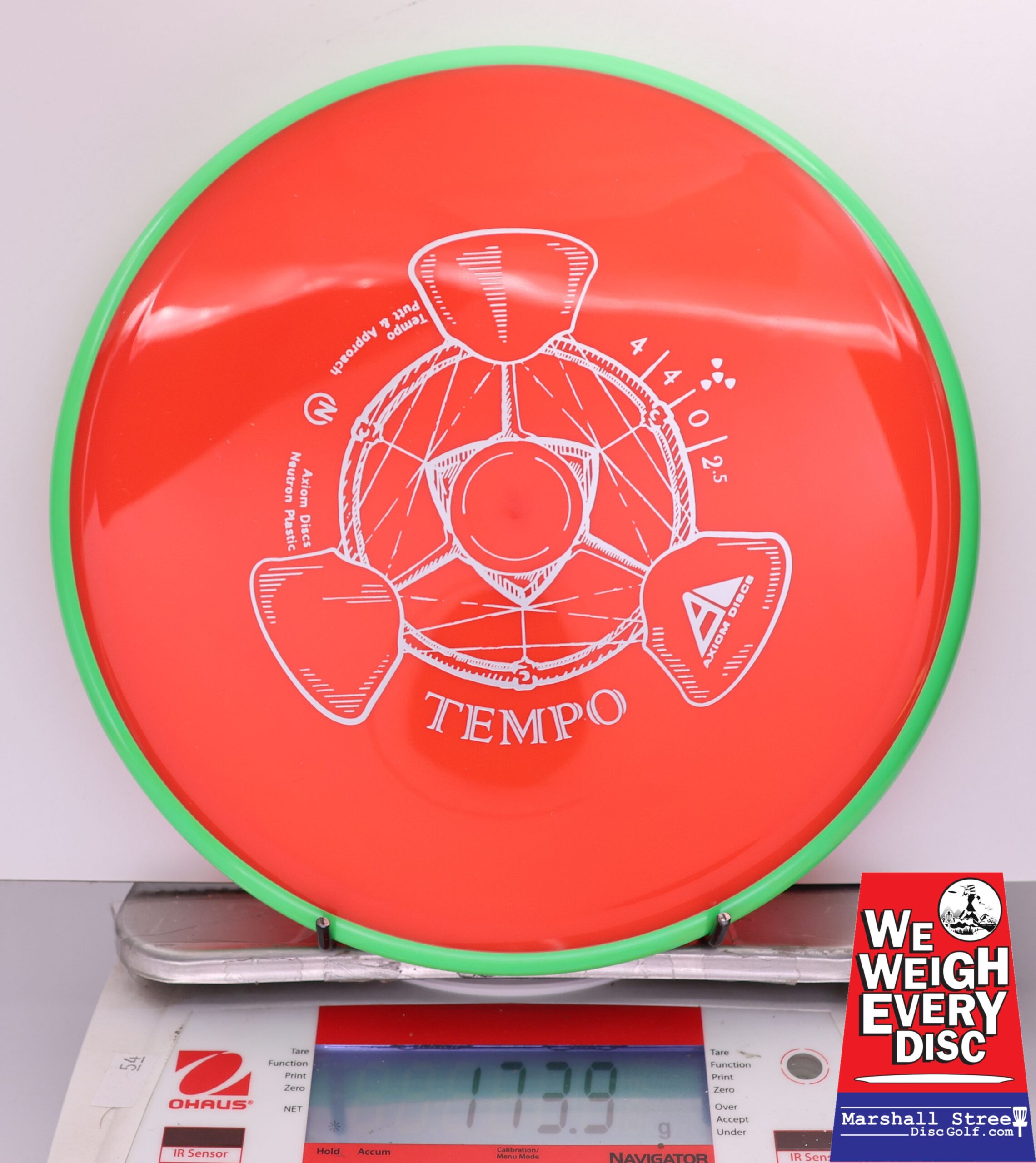 411875 Neutron Tempo - #740 LtGreen-RedOrange, 174