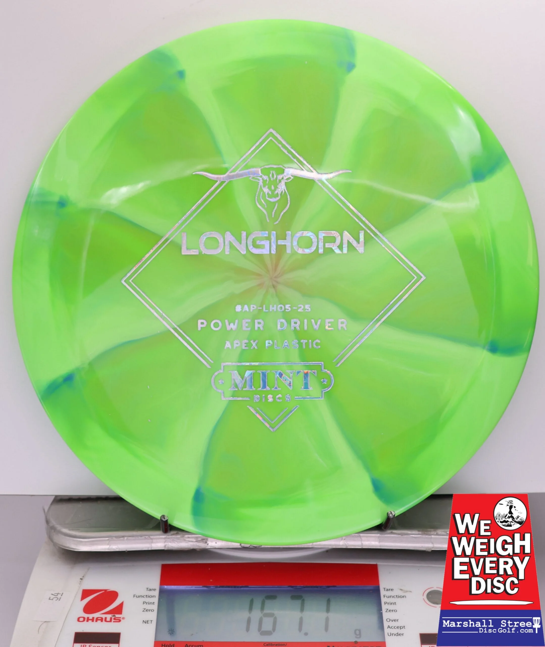 412320 Swirly Apex Longhorn - #07 LtGreen, 167