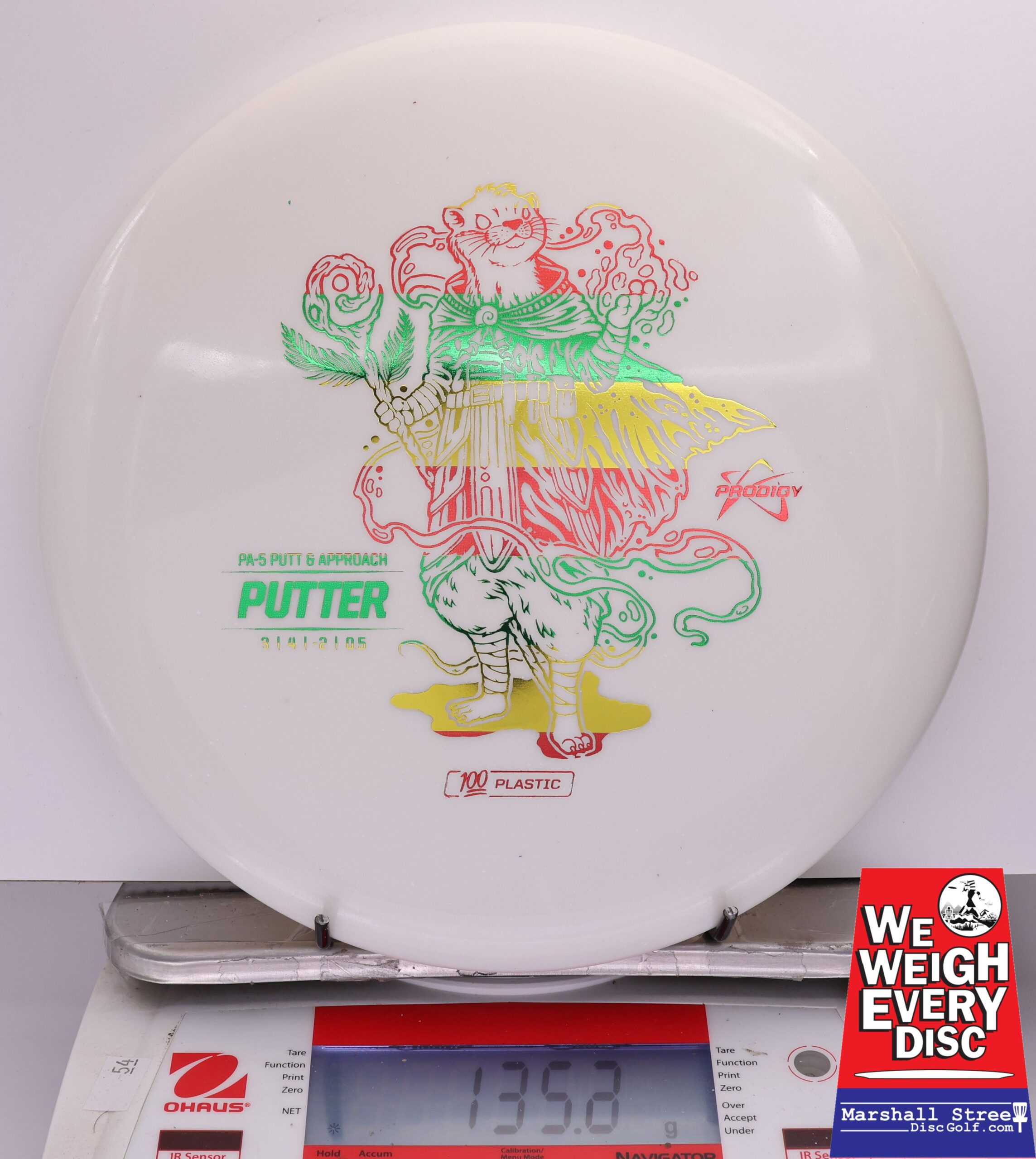 412701 Prodigy PA5, 100 - #09 White, 135