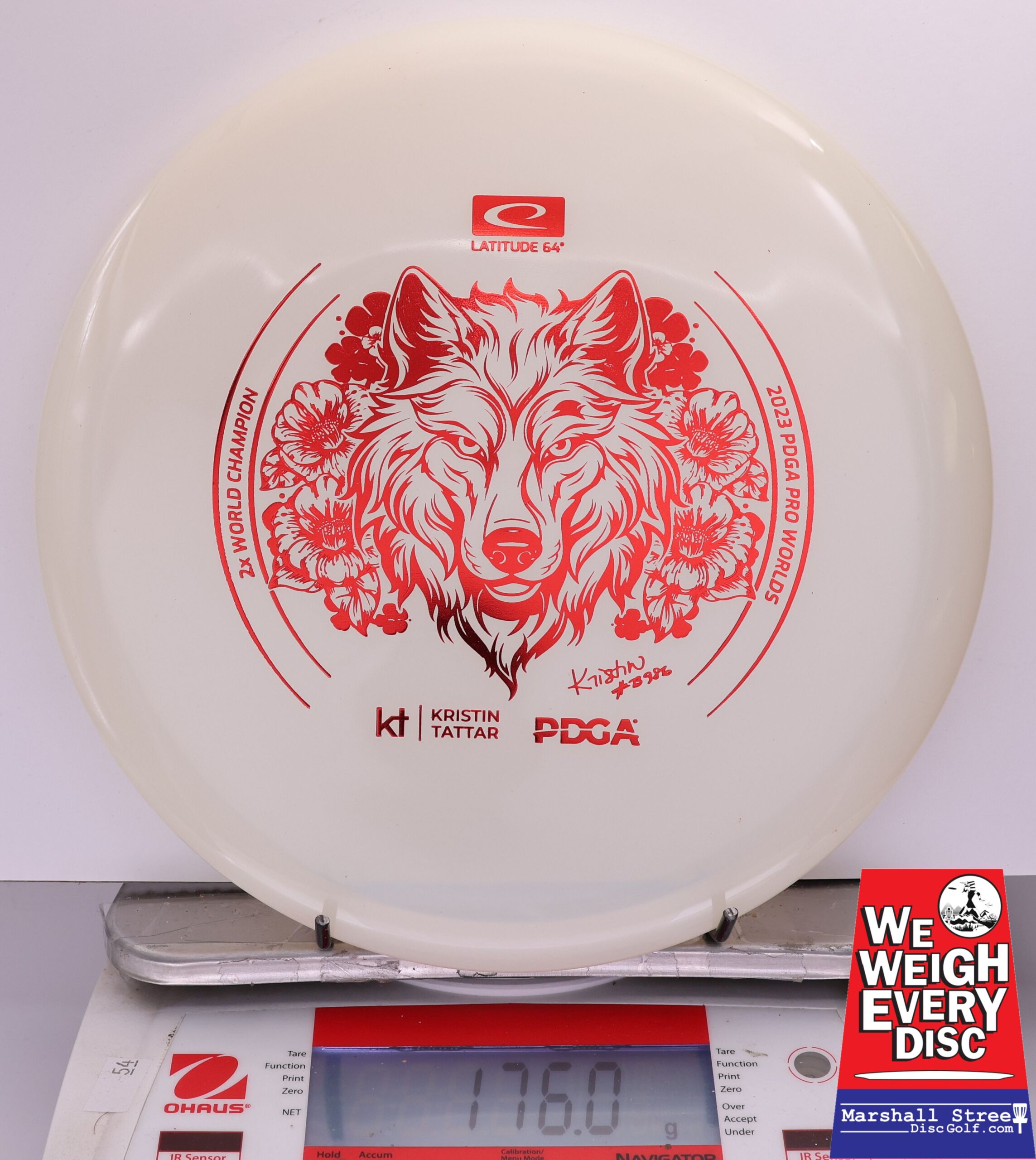 412722 Opto-X Pure, Kristin Tattar 2X Worlds - #634 White, 176