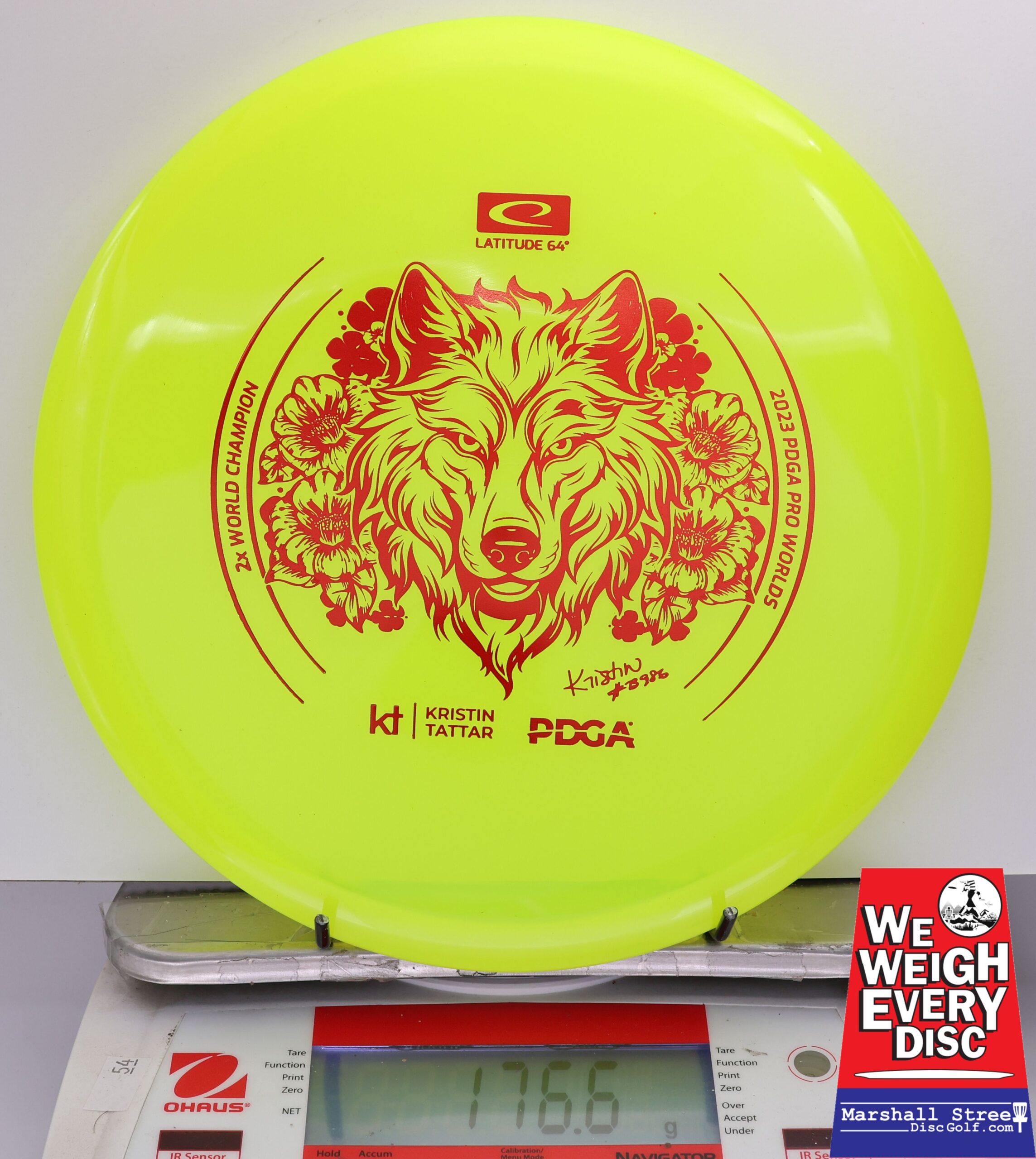 412725 Opto-X Pure, Kristin Tattar 2X Worlds - #637 NYellow, 177