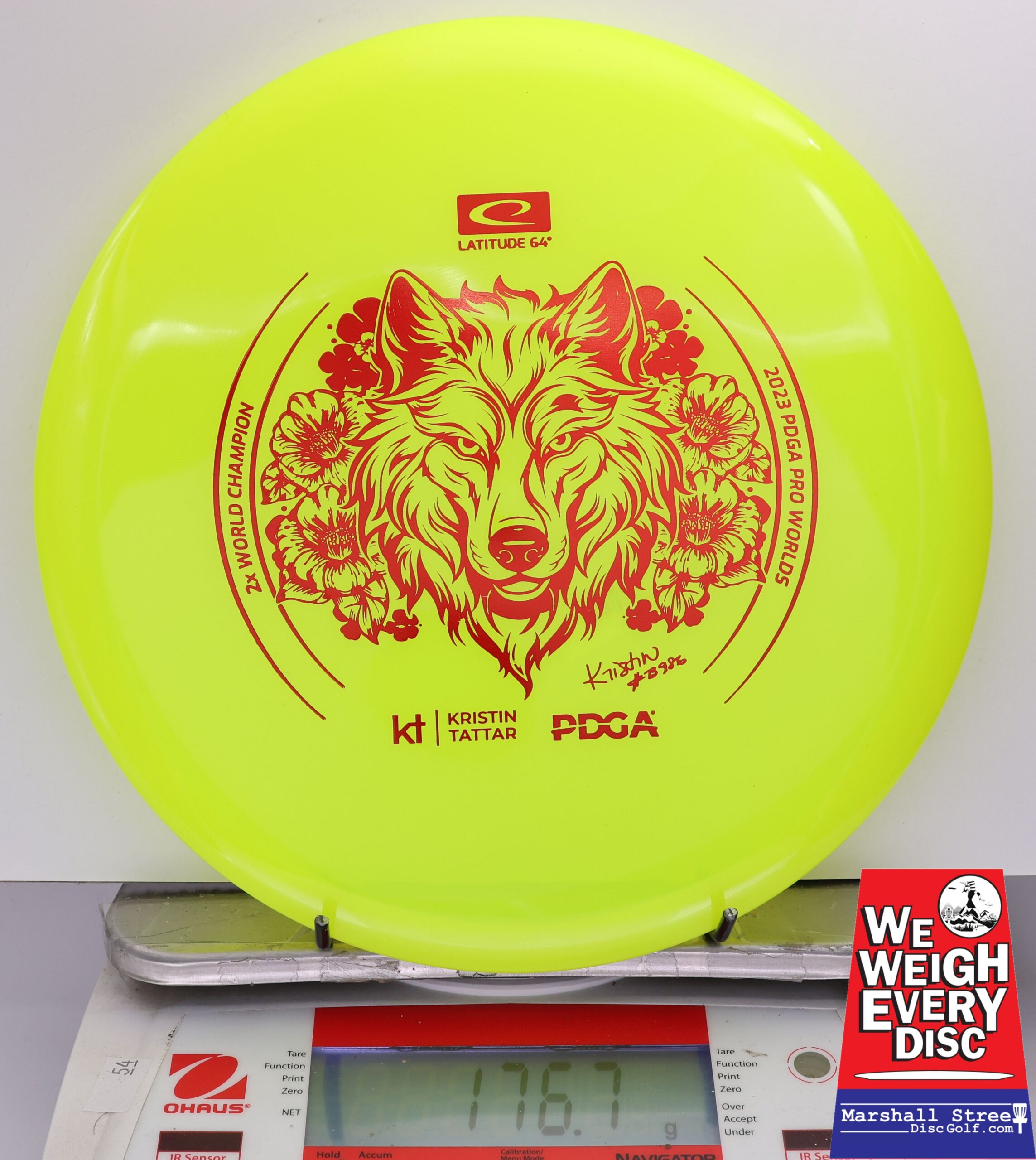 412726 Opto-X Pure, Kristin Tattar 2X Worlds - #638 NYellow, 177