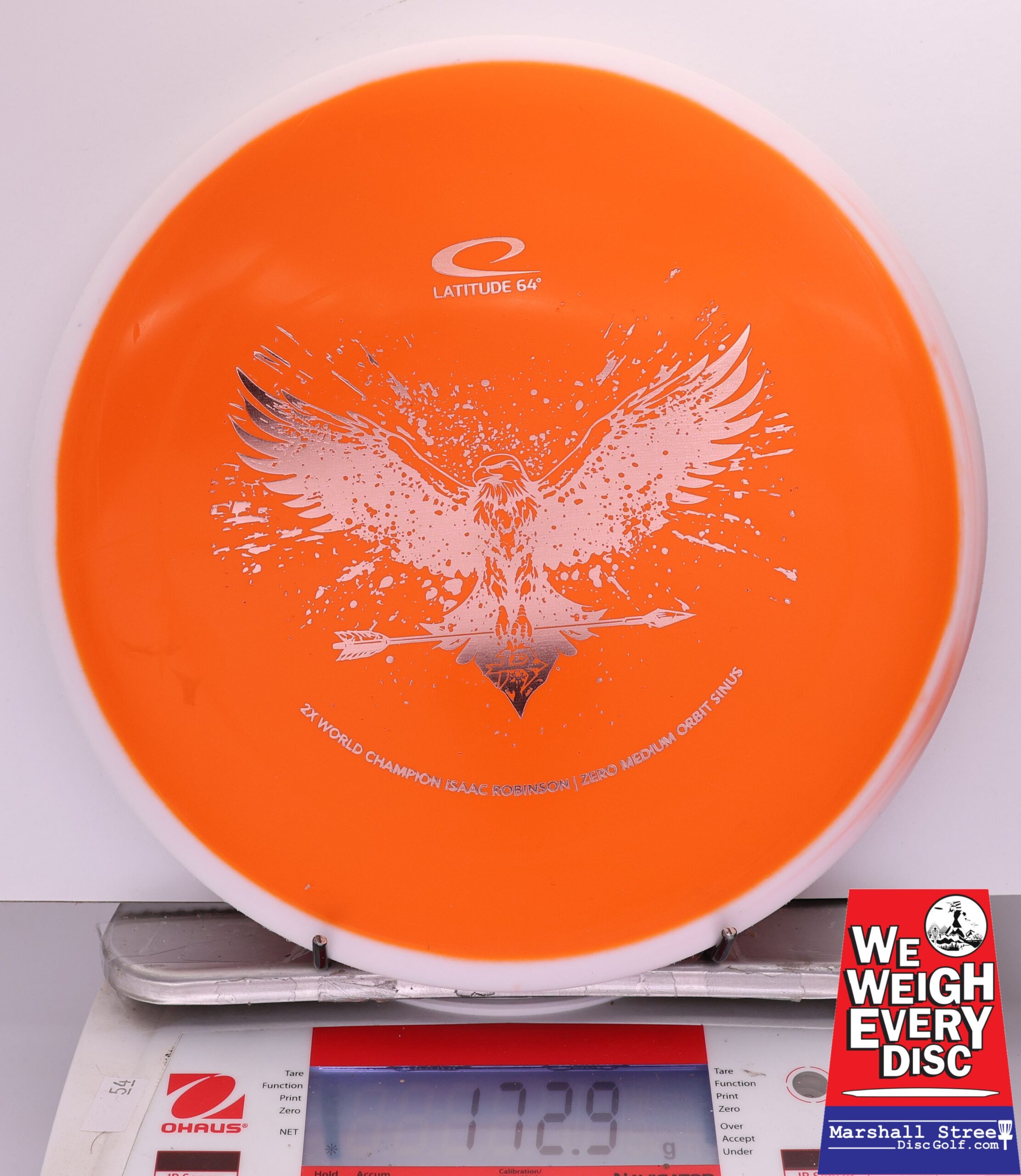 412890 Zero Medium Orbit Sinus, Isaac Robinson 2025 Team Series - #01 White-Orange, 173