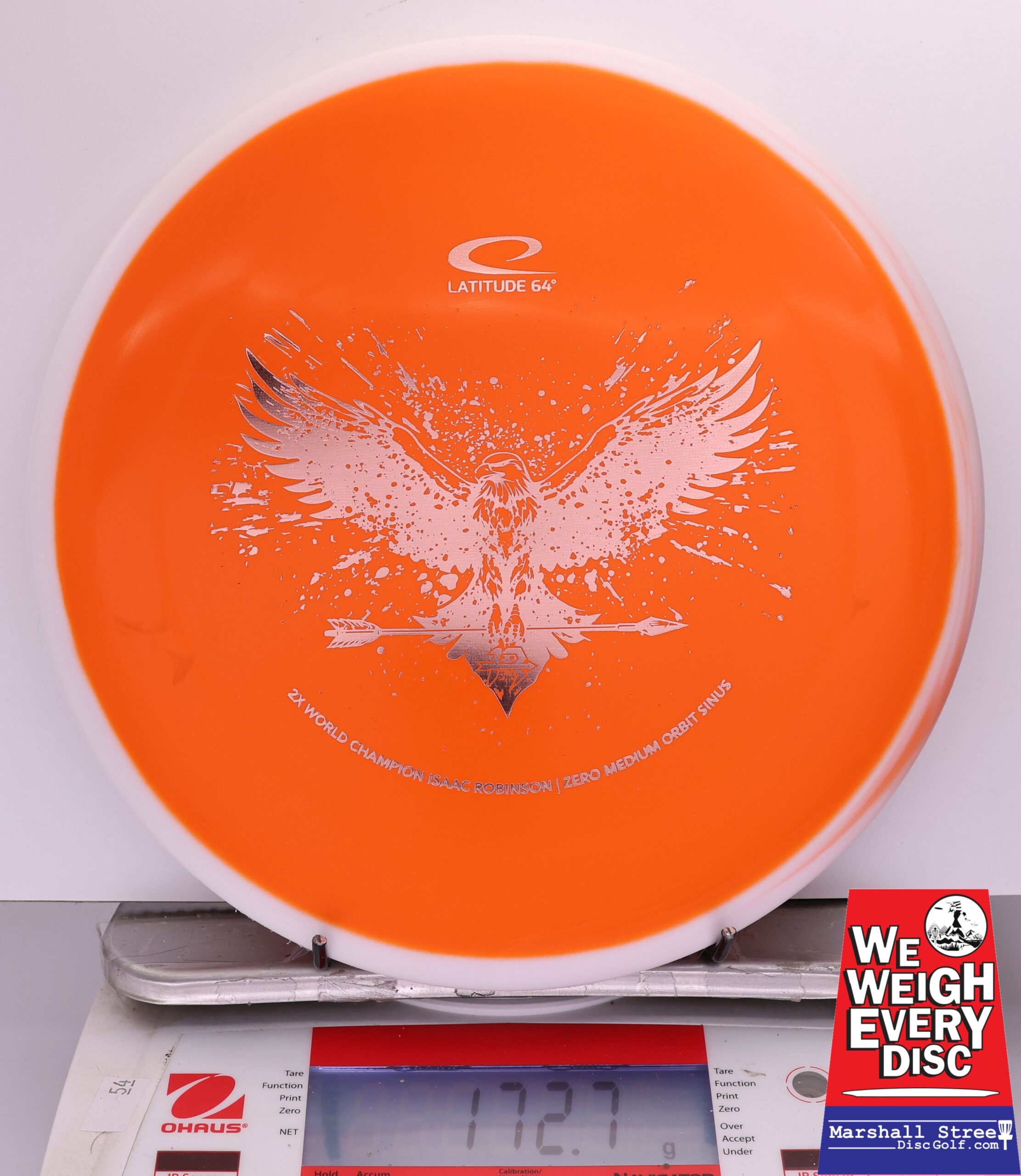 412891 Zero Medium Orbit Sinus, Isaac Robinson 2025 Team Series - #02 White-Orange, 173