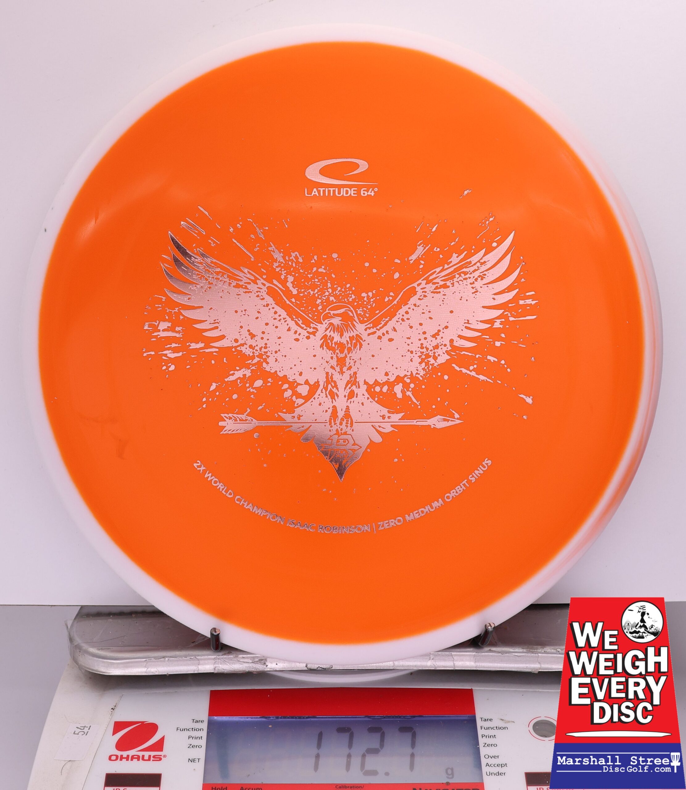 412892 Zero Medium Orbit Sinus, Isaac Robinson 2025 Team Series - #03 White-Orange, 173