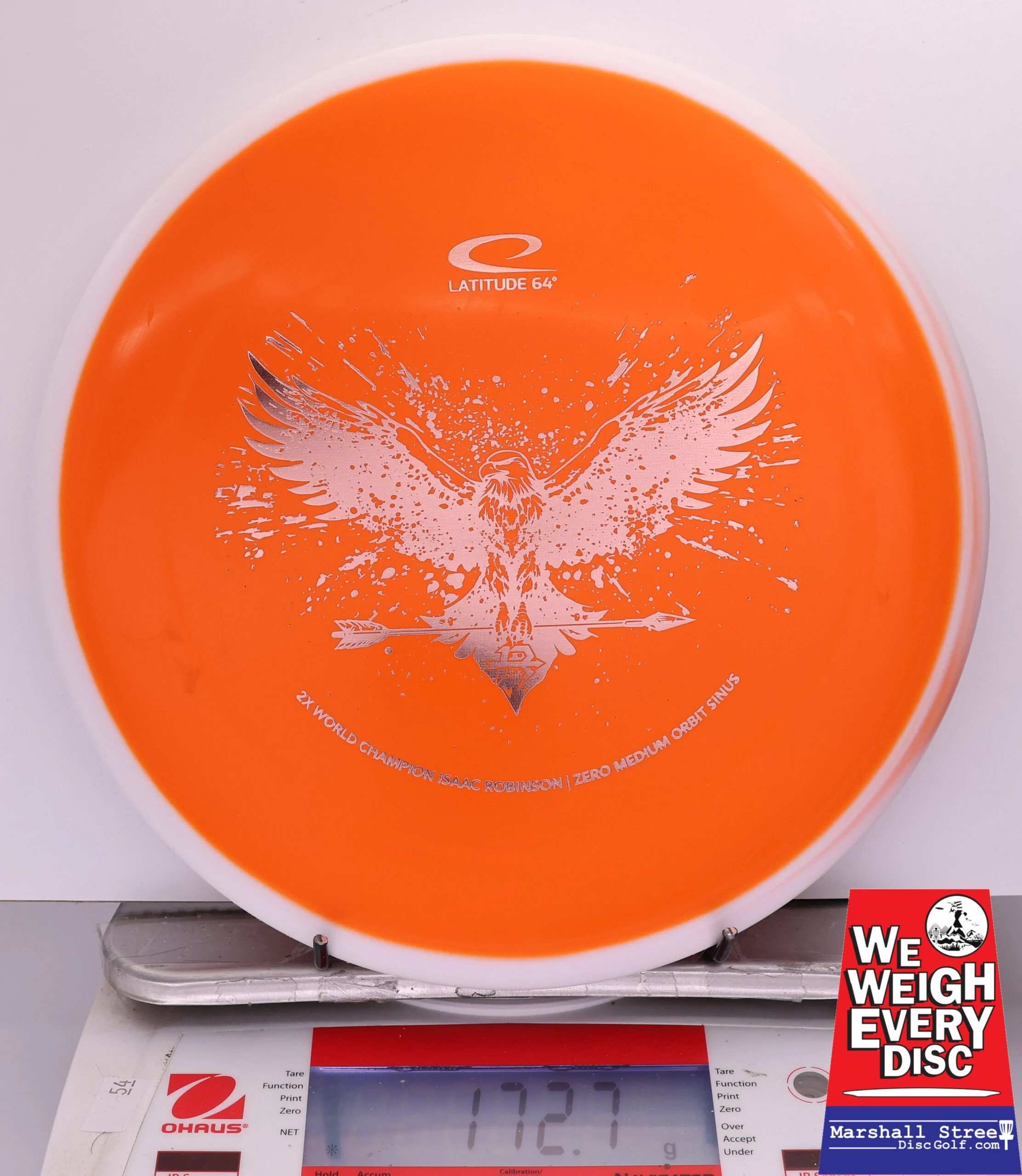 412893 Zero Medium Orbit Sinus, Isaac Robinson 2025 Team Series - #04 White-Orange, 173