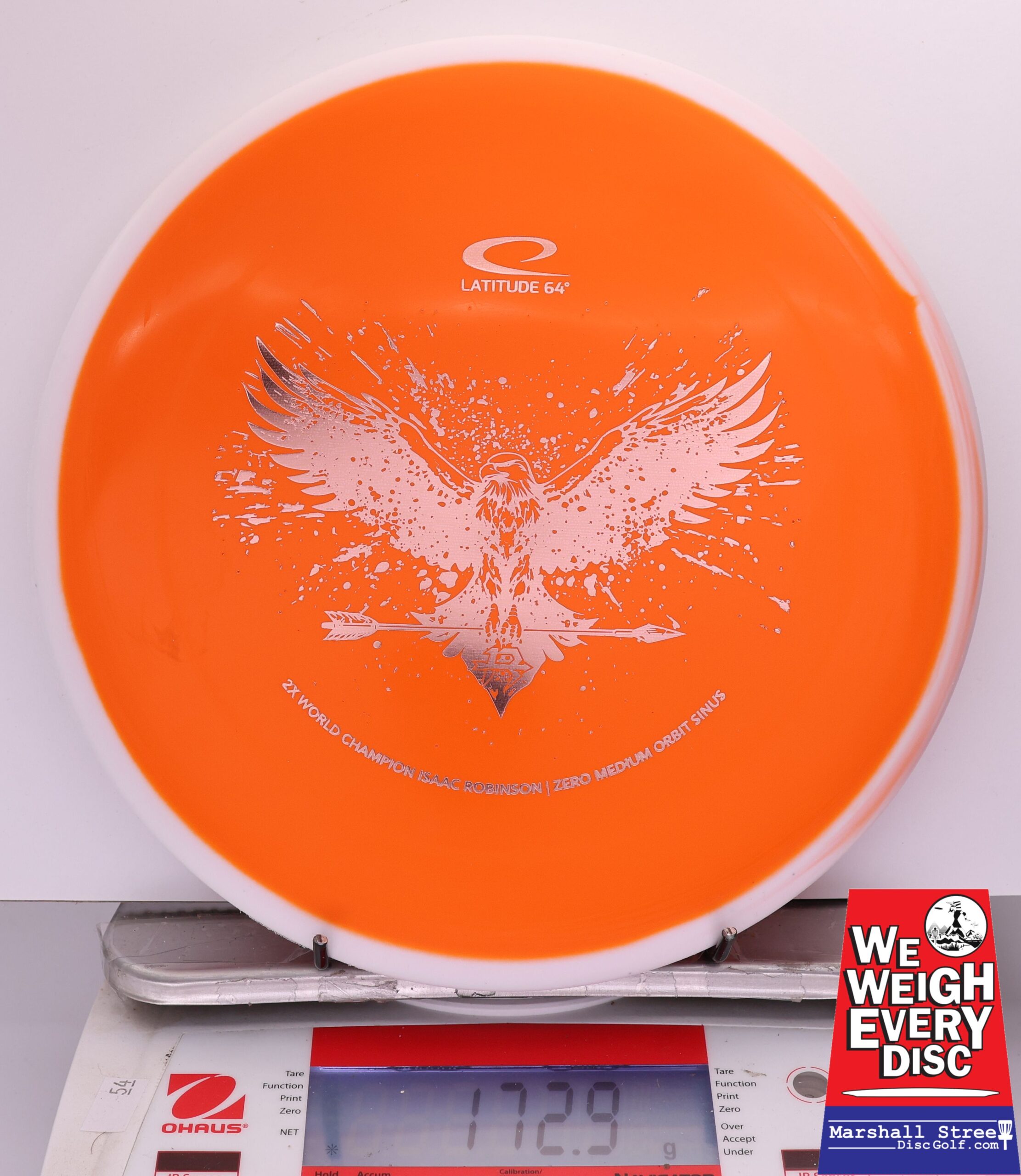 412895 Zero Medium Orbit Sinus, Isaac Robinson 2025 Team Series - #06 White-Orange, 173