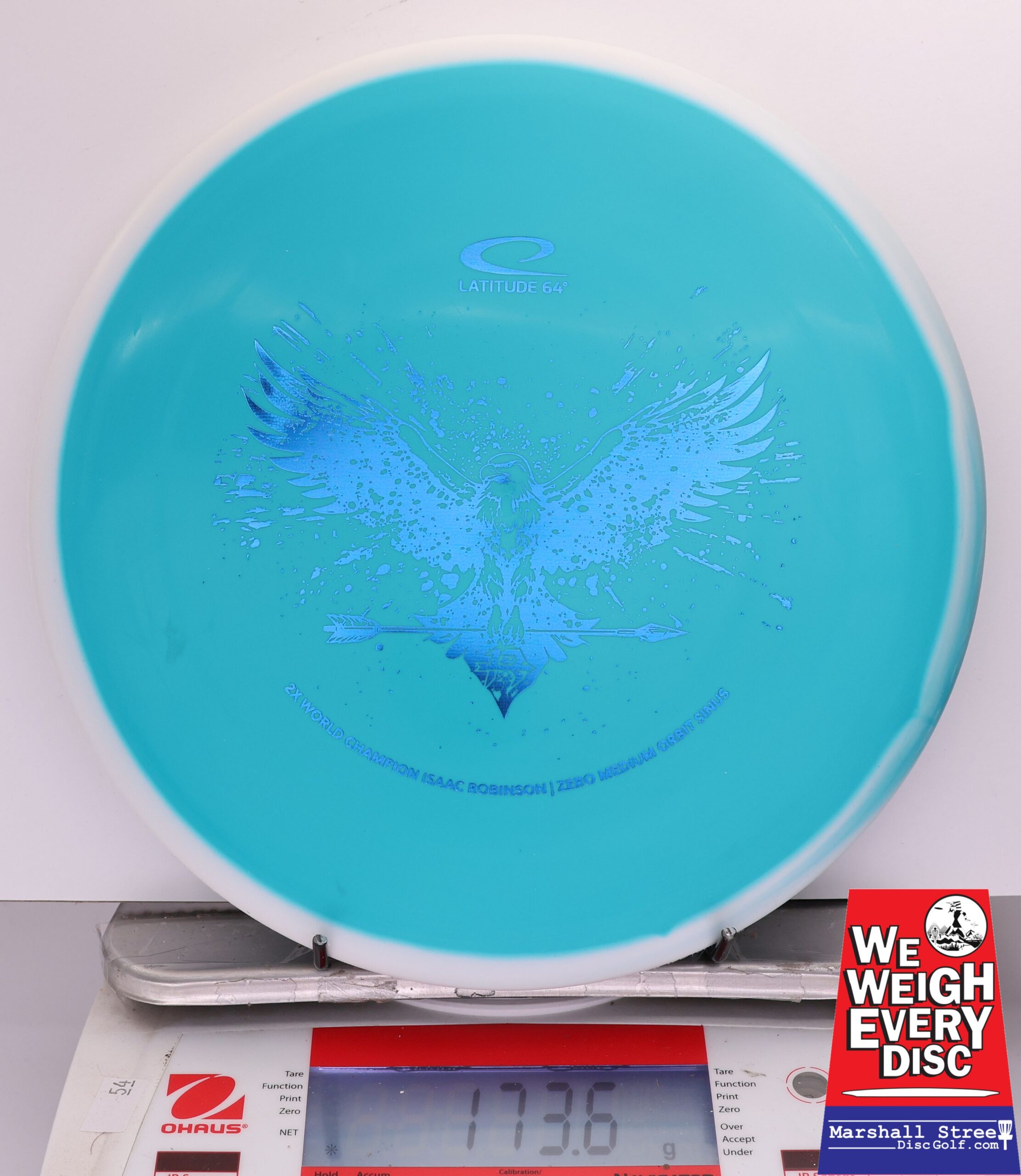 412901 Zero Medium Orbit Sinus, Isaac Robinson 2025 Team Series - #12 White-Blue, 174